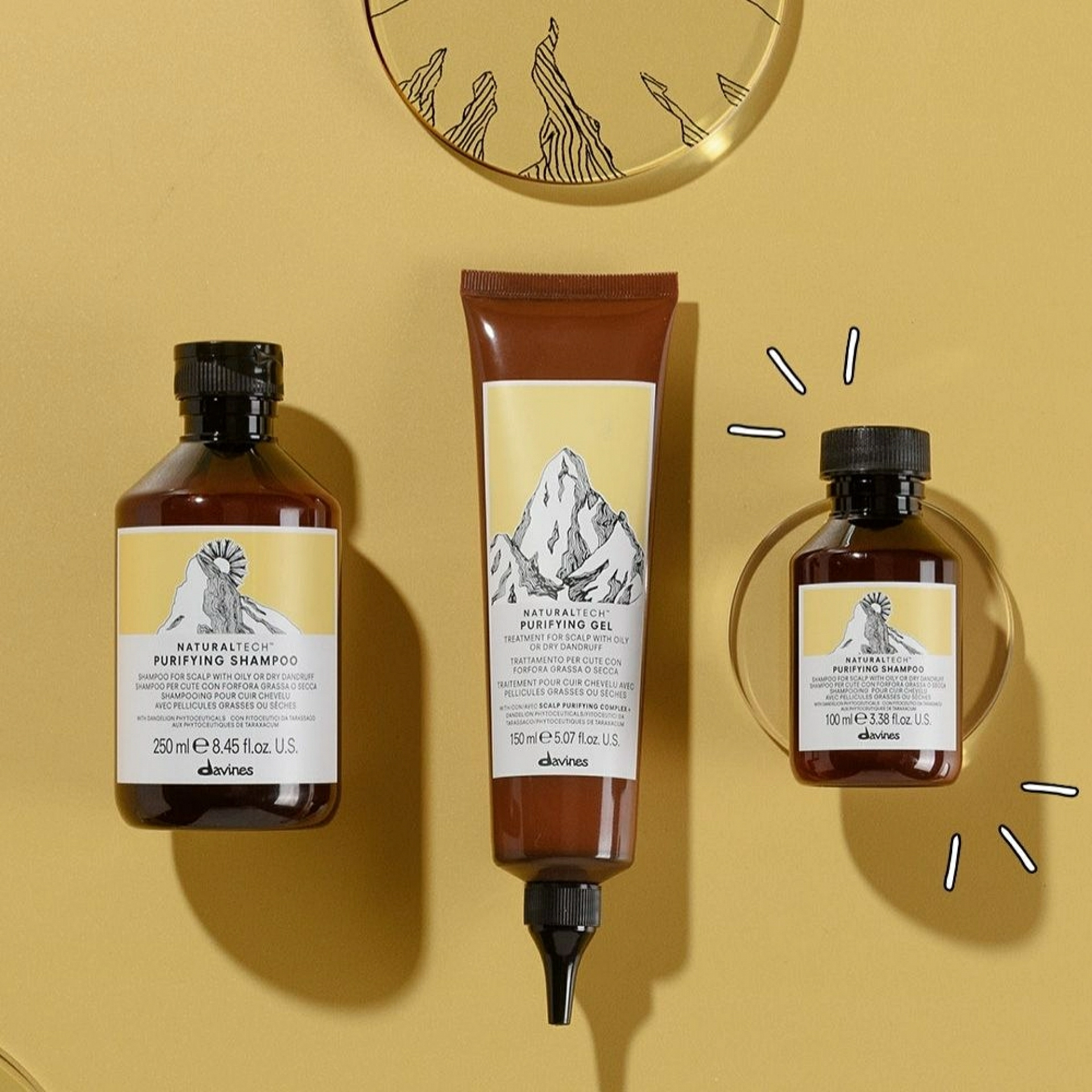 PURIFYING SHAMPOO | Champú cuero cabelludo con caspa - Naturaltech - Davines ®