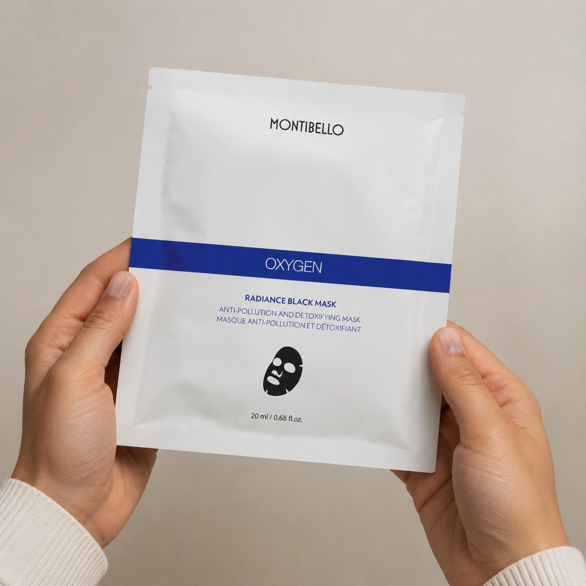 Radiance Black Mask | Mascarilla de acción detoxificante 1x20ml - Oxygen - Montibello ®