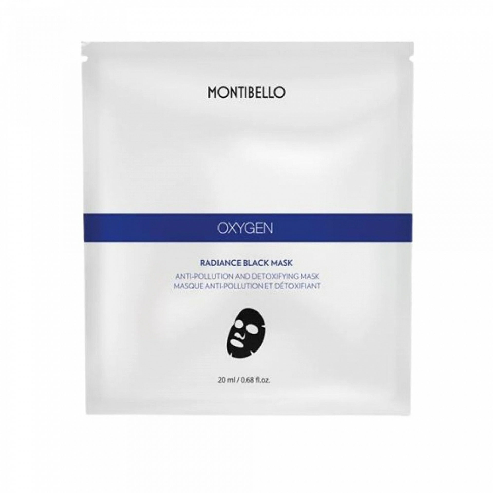 Radiance Black Mask | Mascarilla de acción detoxificante 1x20ml - Oxygen - Montibello ®