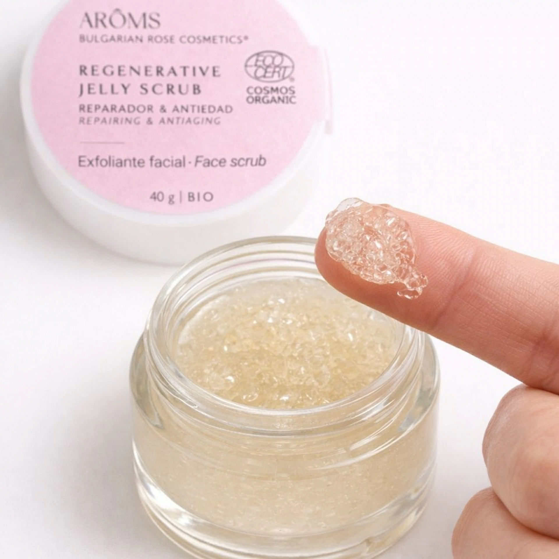 Regenerative Jelly Scrub 40 ml | Exfoliante facial - Arôms Natur ®