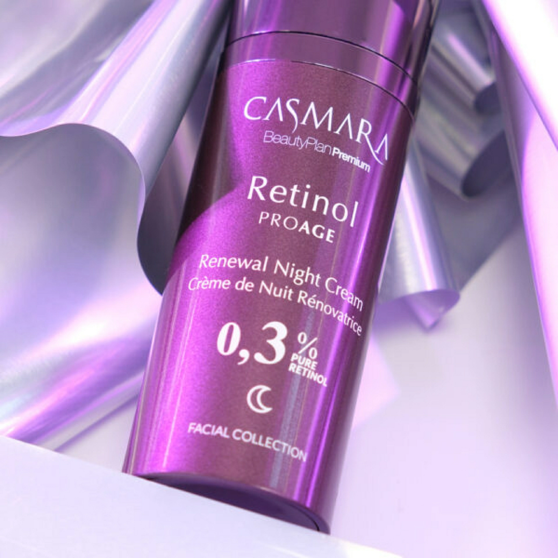 Renewal Night Cream - 0,15% y 0,3% | Crema de noche con retinol 30 ml- Retinol PROAGE - Casmara ®