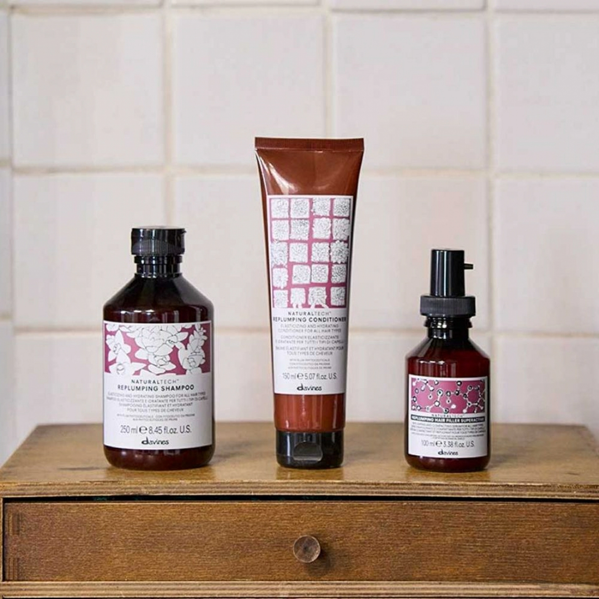 REPLUMPING CONDITIONER | Acondicionador hidratante para todo tipo de cabellos - Naturaltech - Davines ®