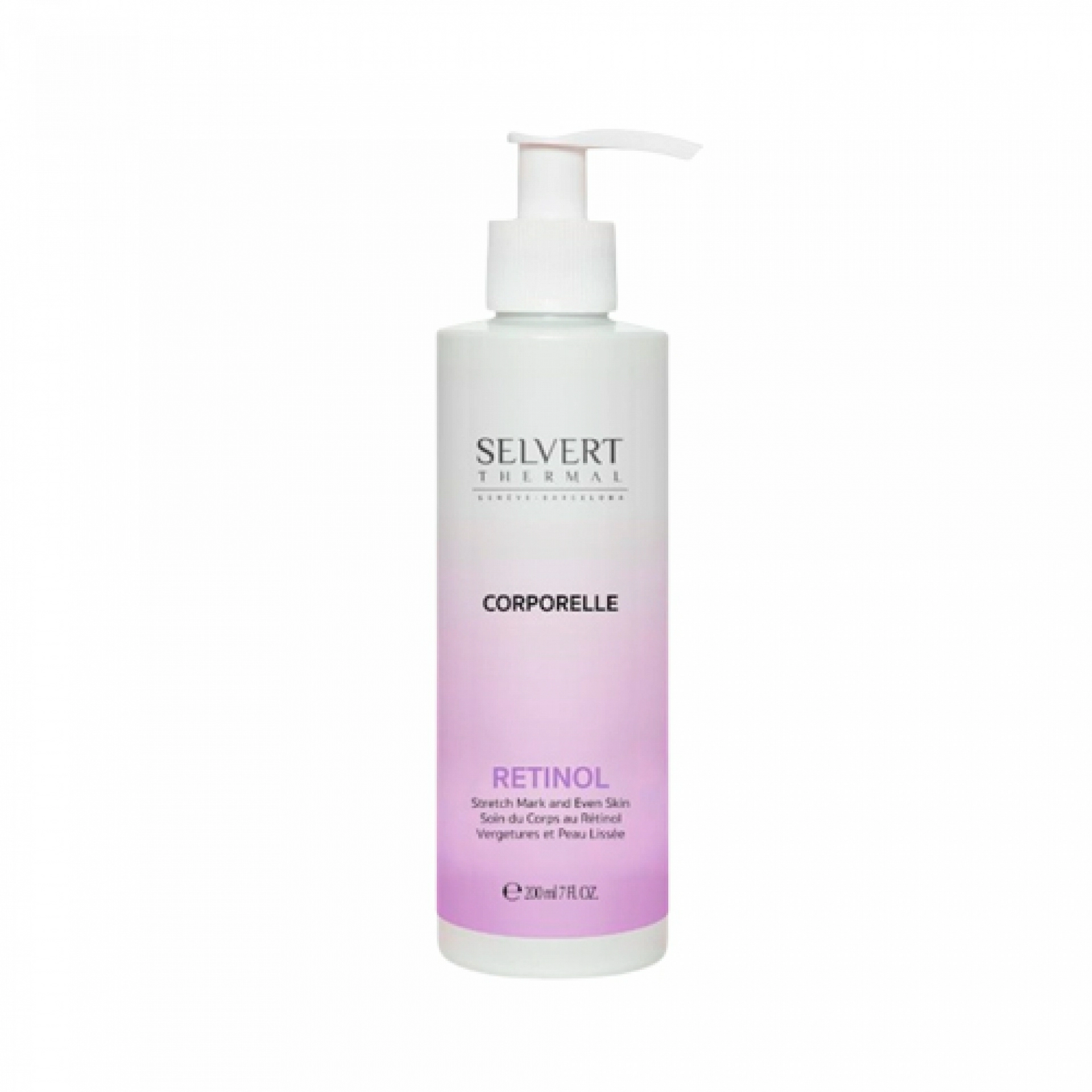 Retinol Body Treatment Stretch Mark adn Even Skin | Crema corporal con retinol 200ml - Ligne Corporelle - Selvert Thermal ®