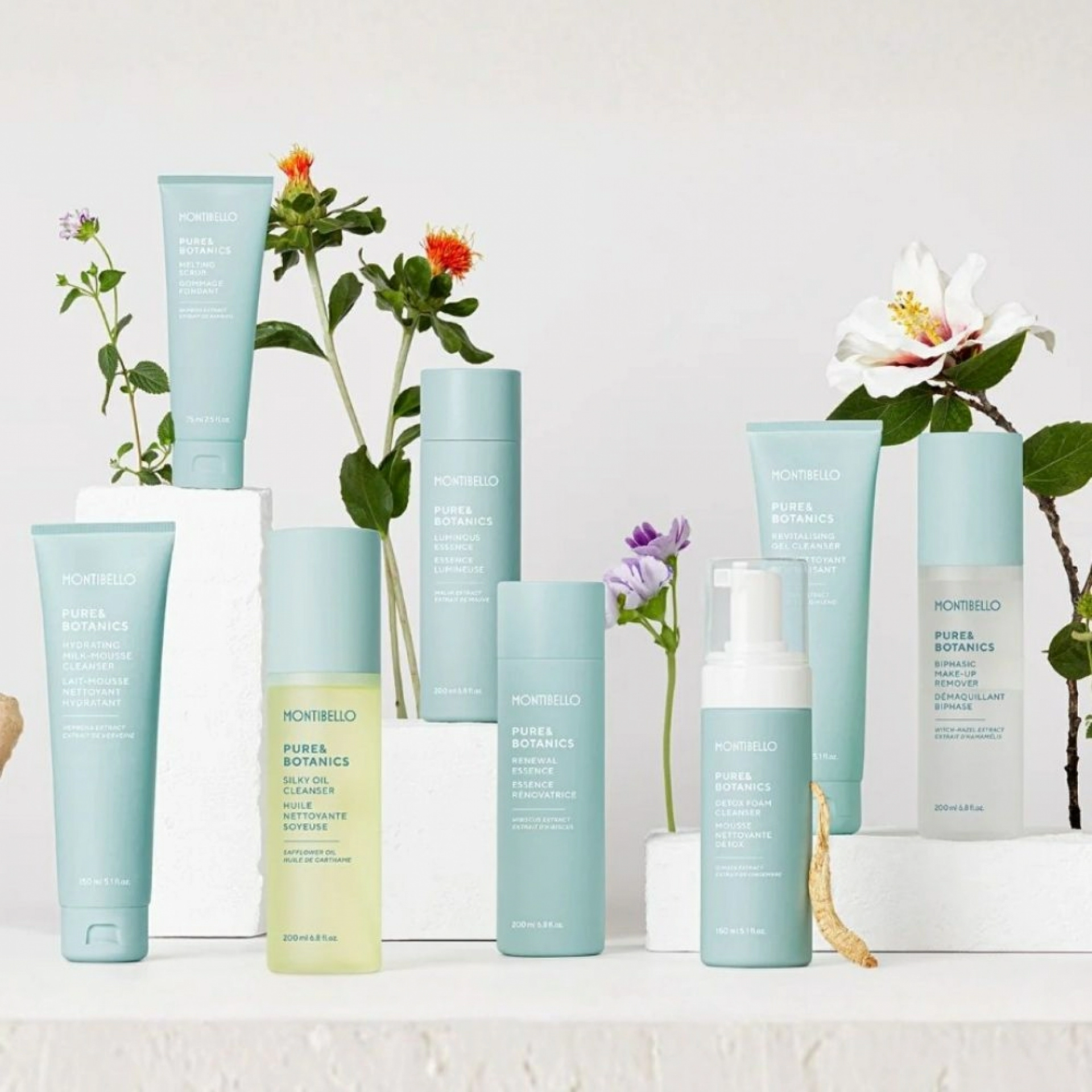 Revitalising gel cleanser - 150 ml - Pure & Botanics - Montibello ®