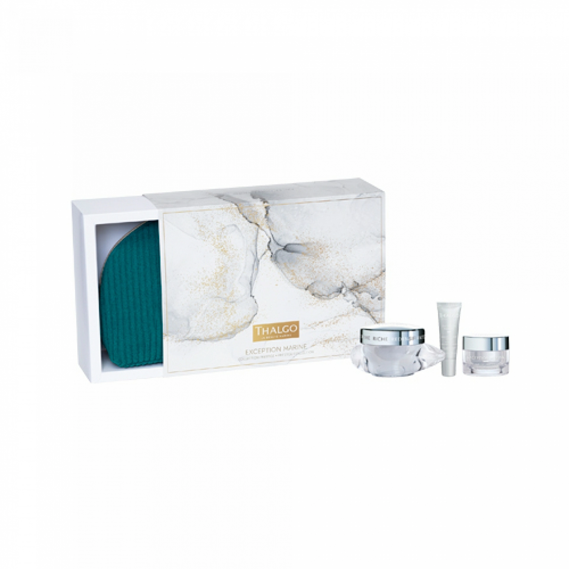 Ritual Exception Marine | Crème Redensifiante 50ml + Sérum Redensifiant Intensif 10ml + Soin Lift Paupières 15ml + neceser - Thalgo ®