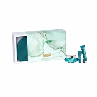 Ritual Spiruline Boost | Crème Energisante 50ml + Sérum Intensif Énergisant 10ml + Soin Défatigant Regard 15ml + neceser - Thalgo ®