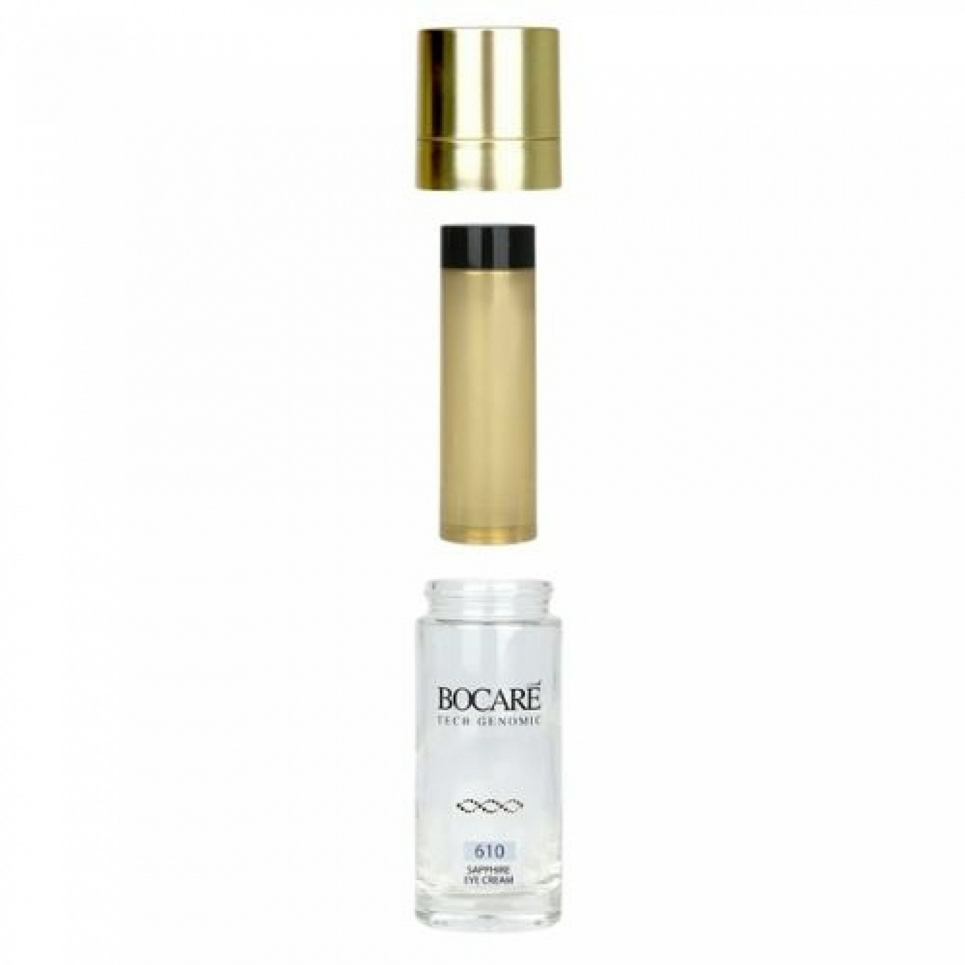 Sapphire Eye Cream 610 | Contorno de ojos antiedad premium 30 ml – Sapphire – Bocaré Tech Genomic ®
