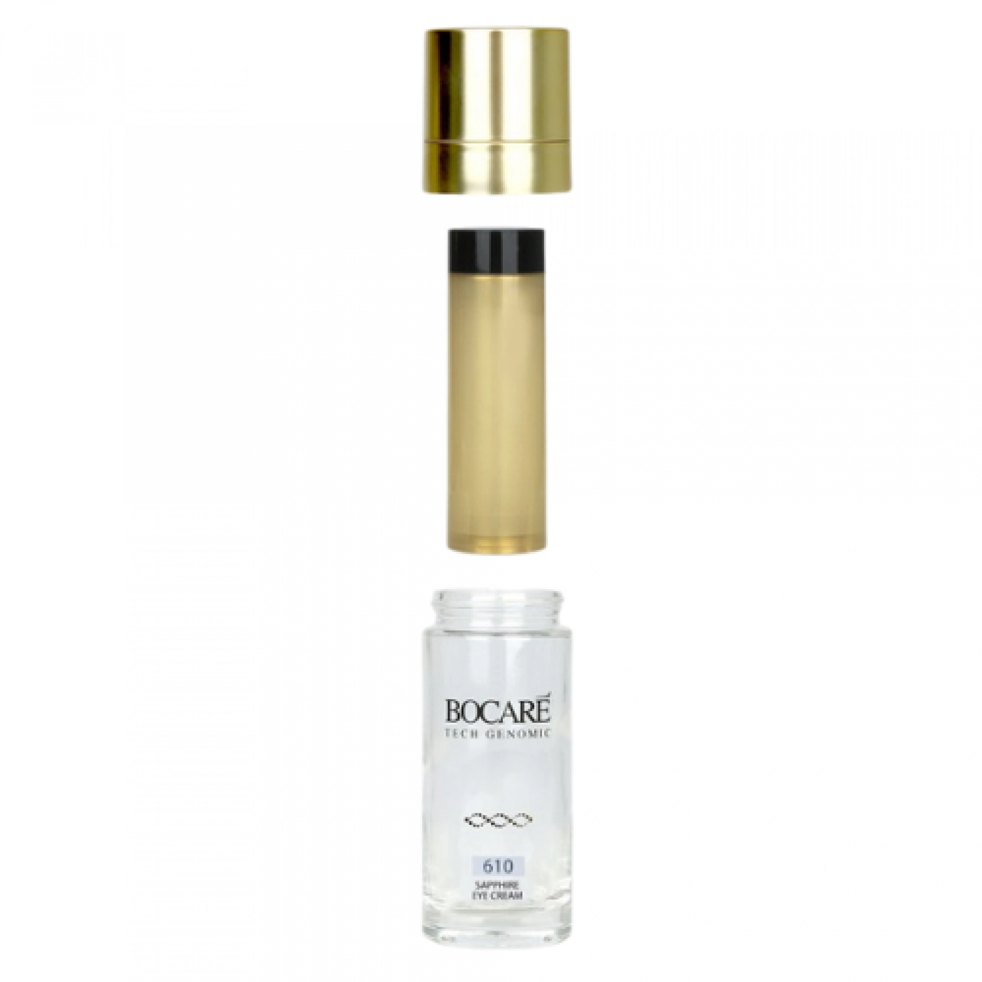 Sapphire Eye Cream 610 | Contorno de ojos antiedad premium 30 ml – Sapphire – Bocaré Tech Genomic ®