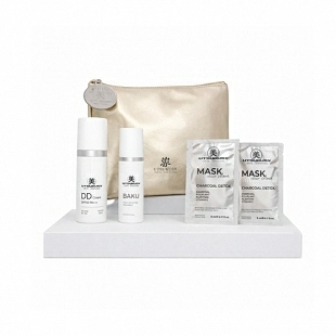 Set 2025 Baku - Crema con Color | Baku 30 ml + Crema Color DD 50 ml SPF 50 + 2 Mascarillas Charcoal Detox + Neceser de Regalo - Utsukusy ®