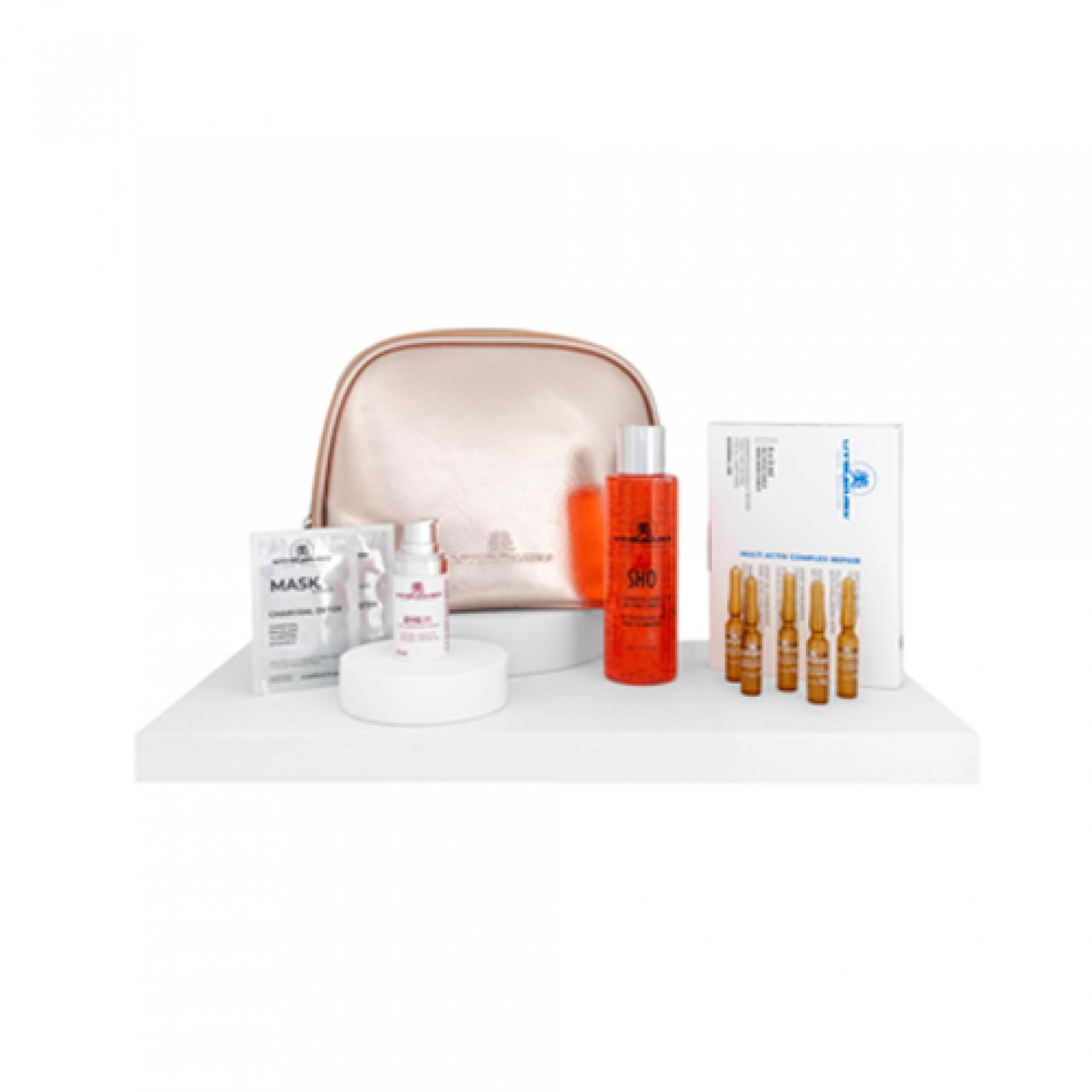 Set 2025 Eye Lift 1 | SHO Limpiador 150ml + Eye Lift 15ml + Multi Activ Complex Repair 5x2ml + 2 Mascarillas Charcoal Detox + Neceser de Regalo - Utsukusy ®