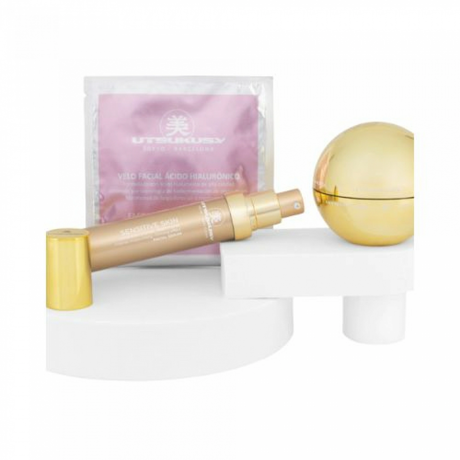 Set 2025 Sensitive | Crema 50 ml + Serum 35 ml + Velo de Ácido Hialurónico + Neceser – Utsukusy ®