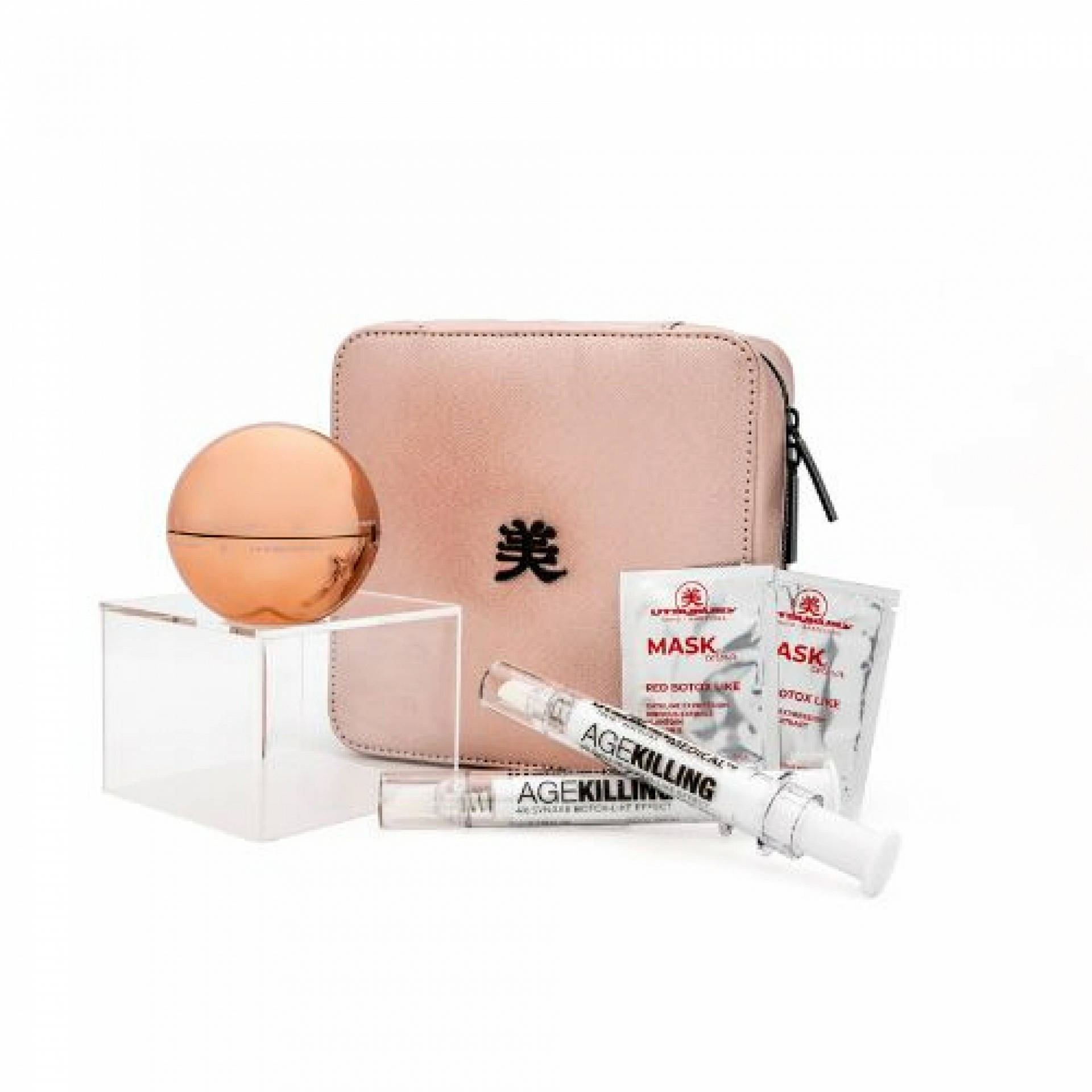 Set Agekilling | Crema 50 ml + Serum 2x10 ml + 2 Mask 5 ml + Neceser de Regalo - Utsukusy ®
