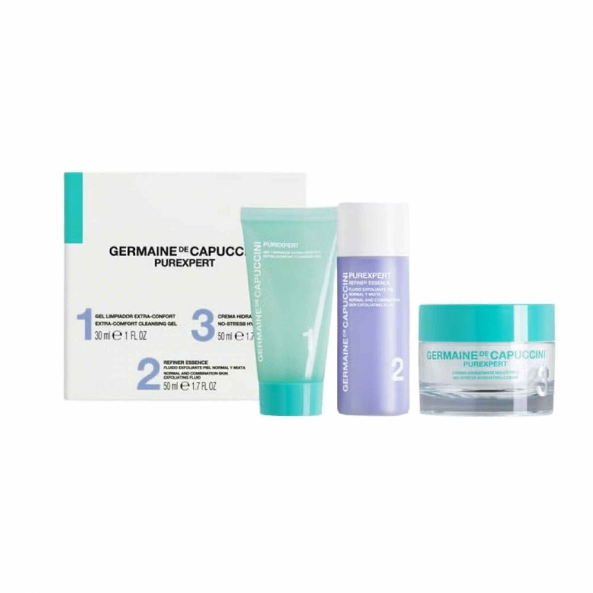 Set Especial 1-2-3 Piel Normal - Mixta - Purexpert- Germaine de Capuccini ®