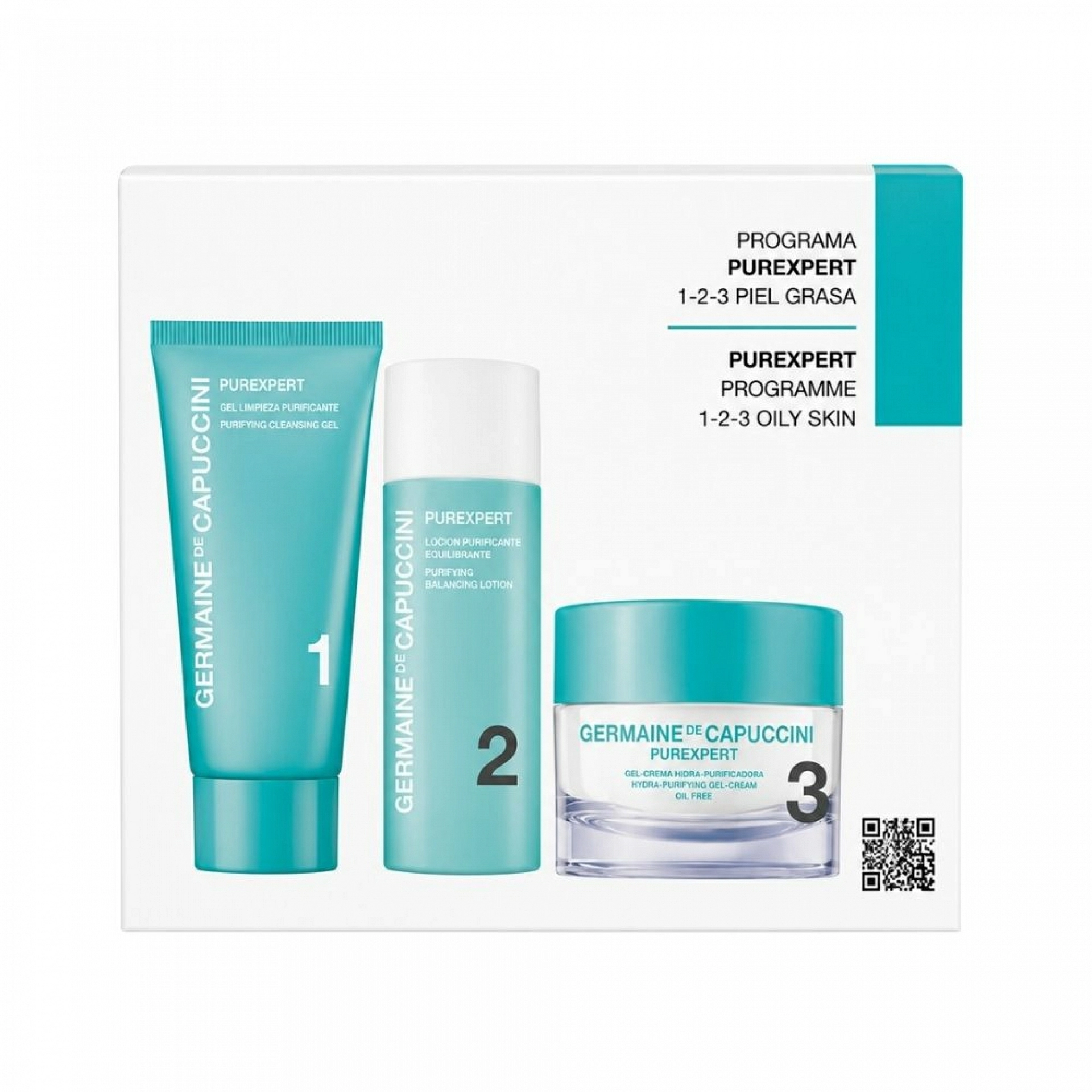 Set Especial 1,2,3 Piel Grasa - Purexpert - Germaine de Capuccini ®