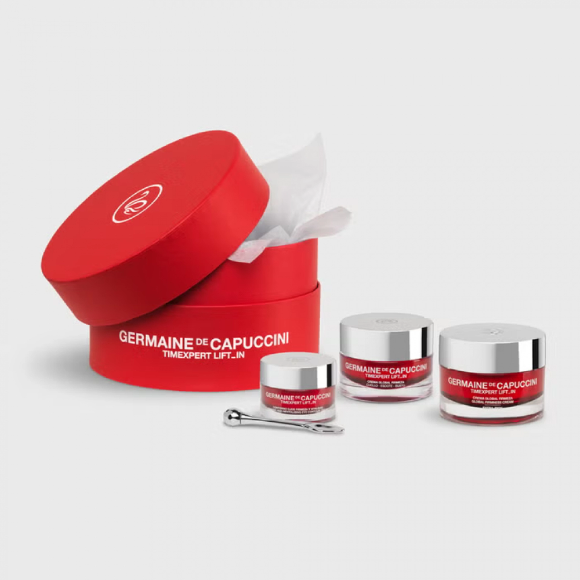 Set Firmeza Global | Contorno de ojos 15ml + Crema Firmeza 50ml + Crema Cuello-Escote-Busto 30ml - Timexpert Lift_IN - Germaine ®