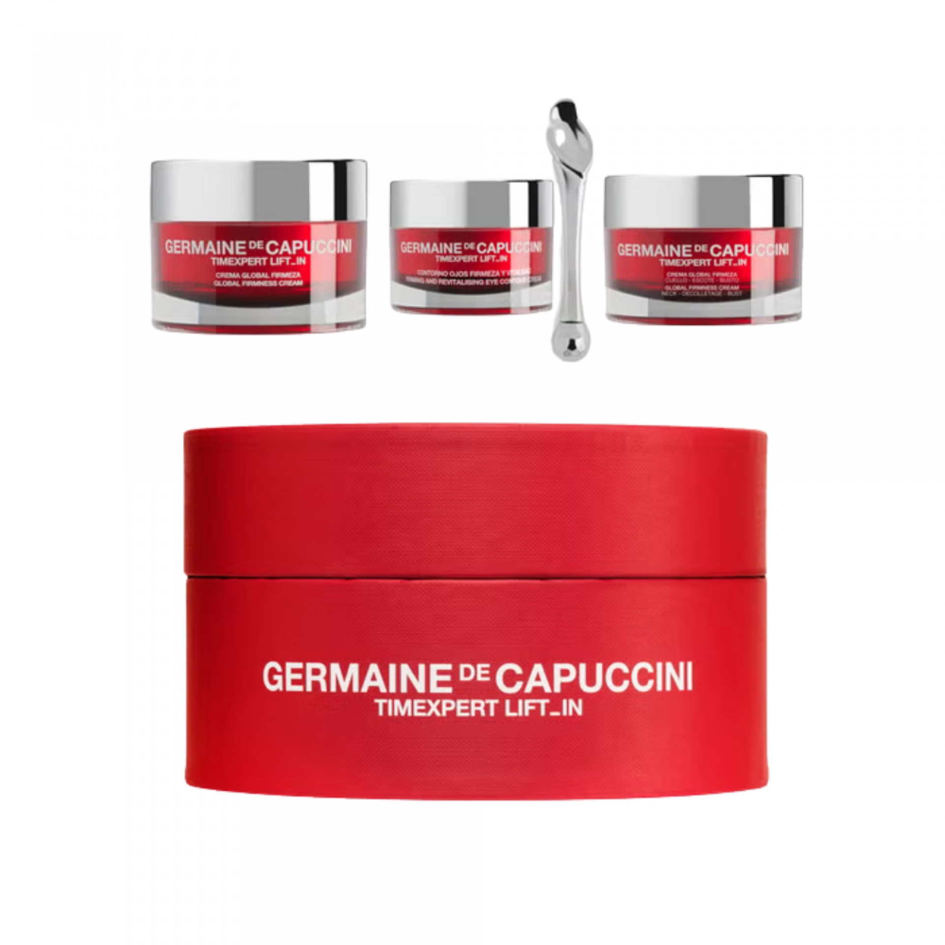 Set Firmeza Global | Contorno de ojos 15ml + Crema Firmeza 50ml + Crema Cuello-Escote-Busto 30ml - Timexpert Lift_IN - Germaine ®