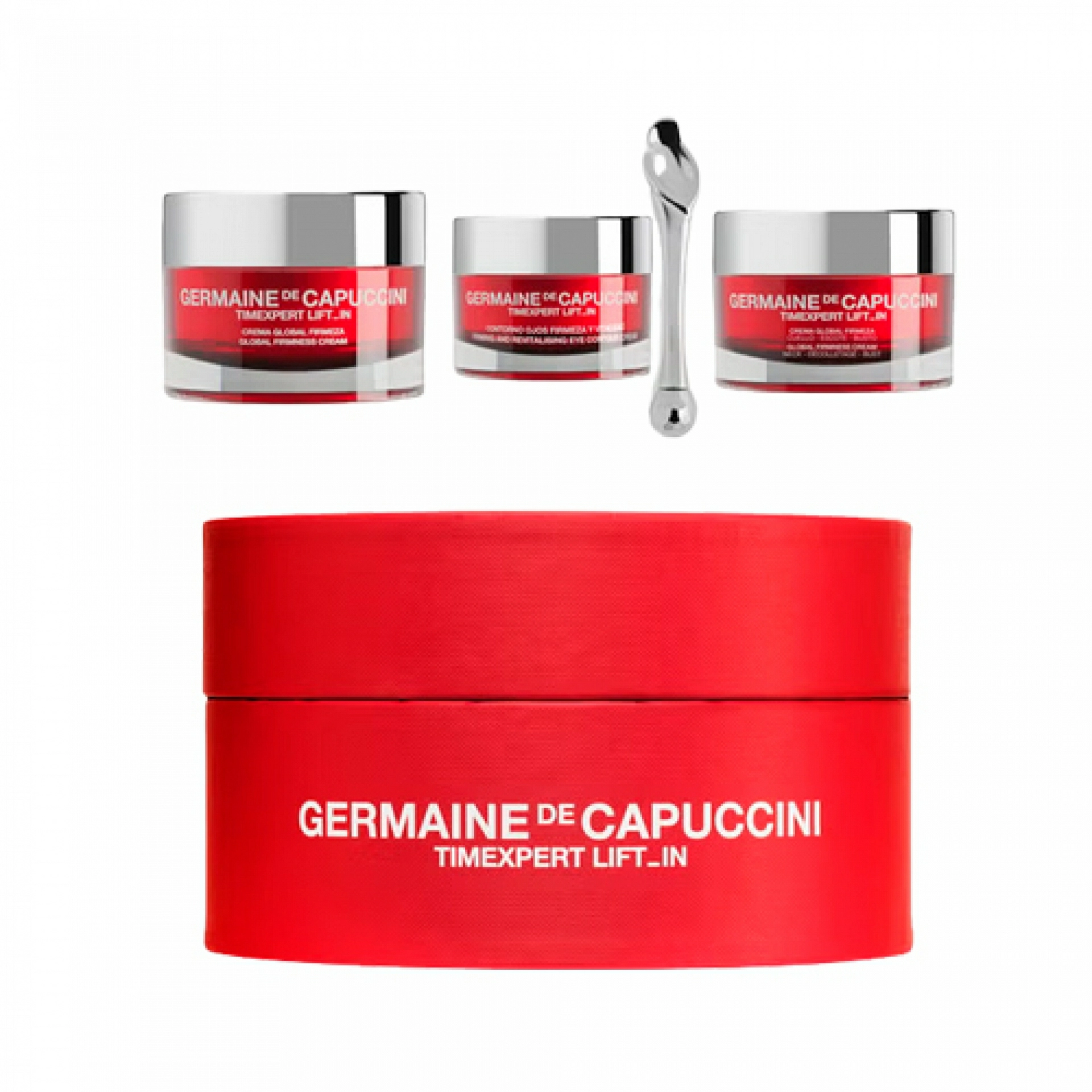 Set Firmeza Global | Contorno de ojos 15ml + Crema Firmeza 50ml + Crema Cuello-Escote-Busto 30ml - Timexpert Lift_IN - Germaine ®
