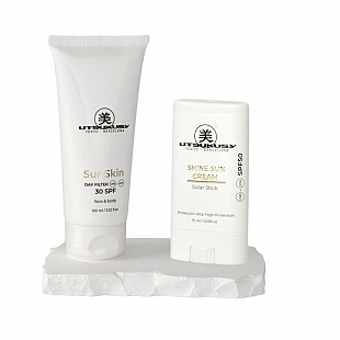 Set Sunskin Bronce SPF30 | Crema SPF 30 + Sun Stick SPF50 – Utsukusy ®
