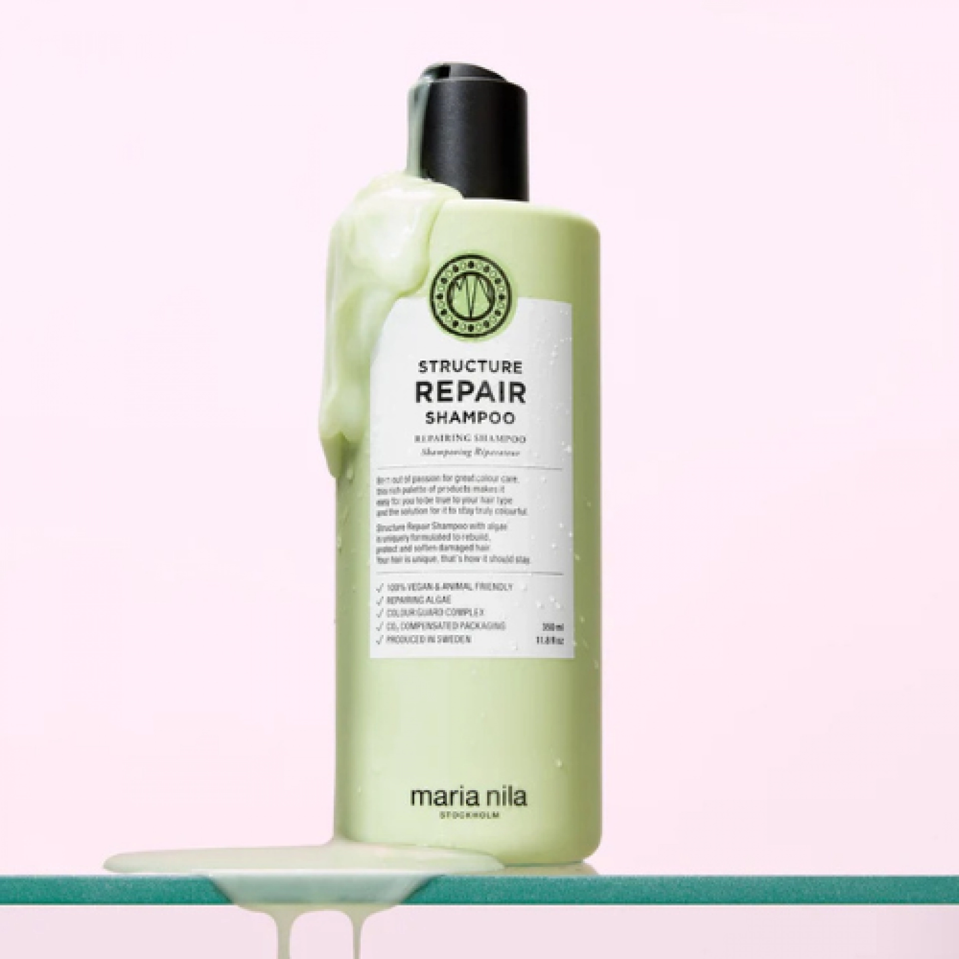 Shampoo | Champú Reparador para Cabello Dañado - Structure Repair  - Maria Nila ®