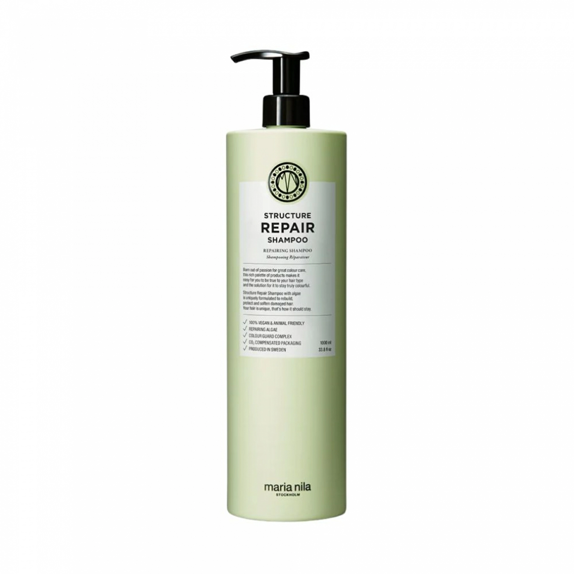 Shampoo | Champú Reparador para Cabello Dañado - Structure Repair  - Maria Nila ®