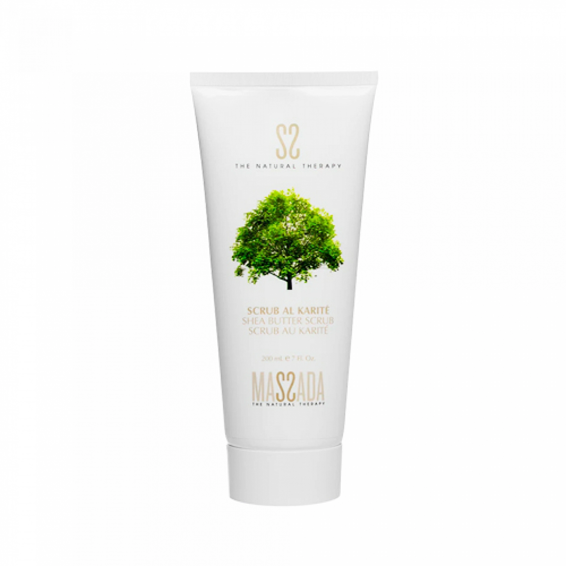 Shea Butter Scrub | Exfoliante facial y corporal con manteca de Karité 200ml - Massada ®
