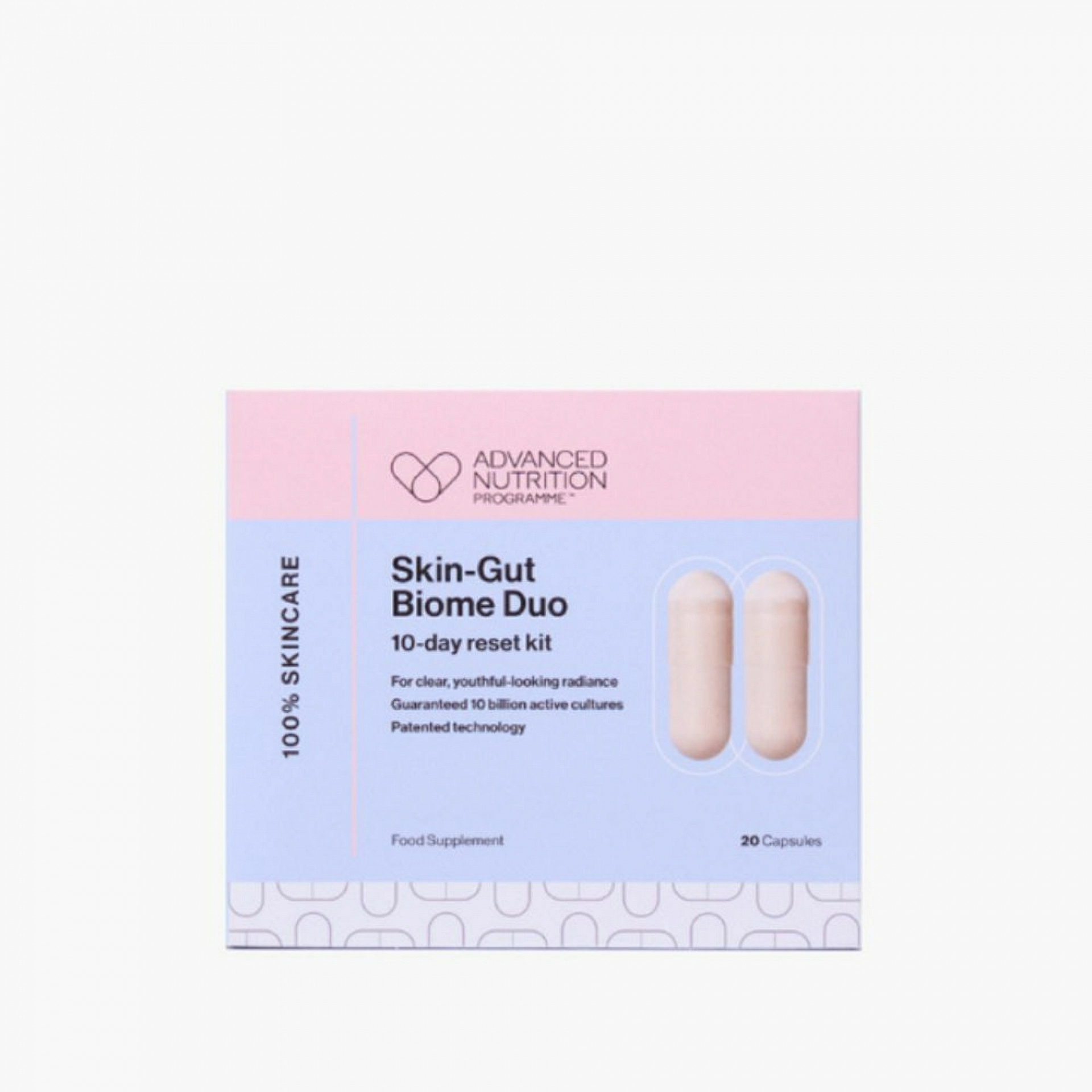 Skin-Gut | Salud intestinal y cutánea | 20 cápsulas | Biome Duo | Advanced Nutrition Programme ®