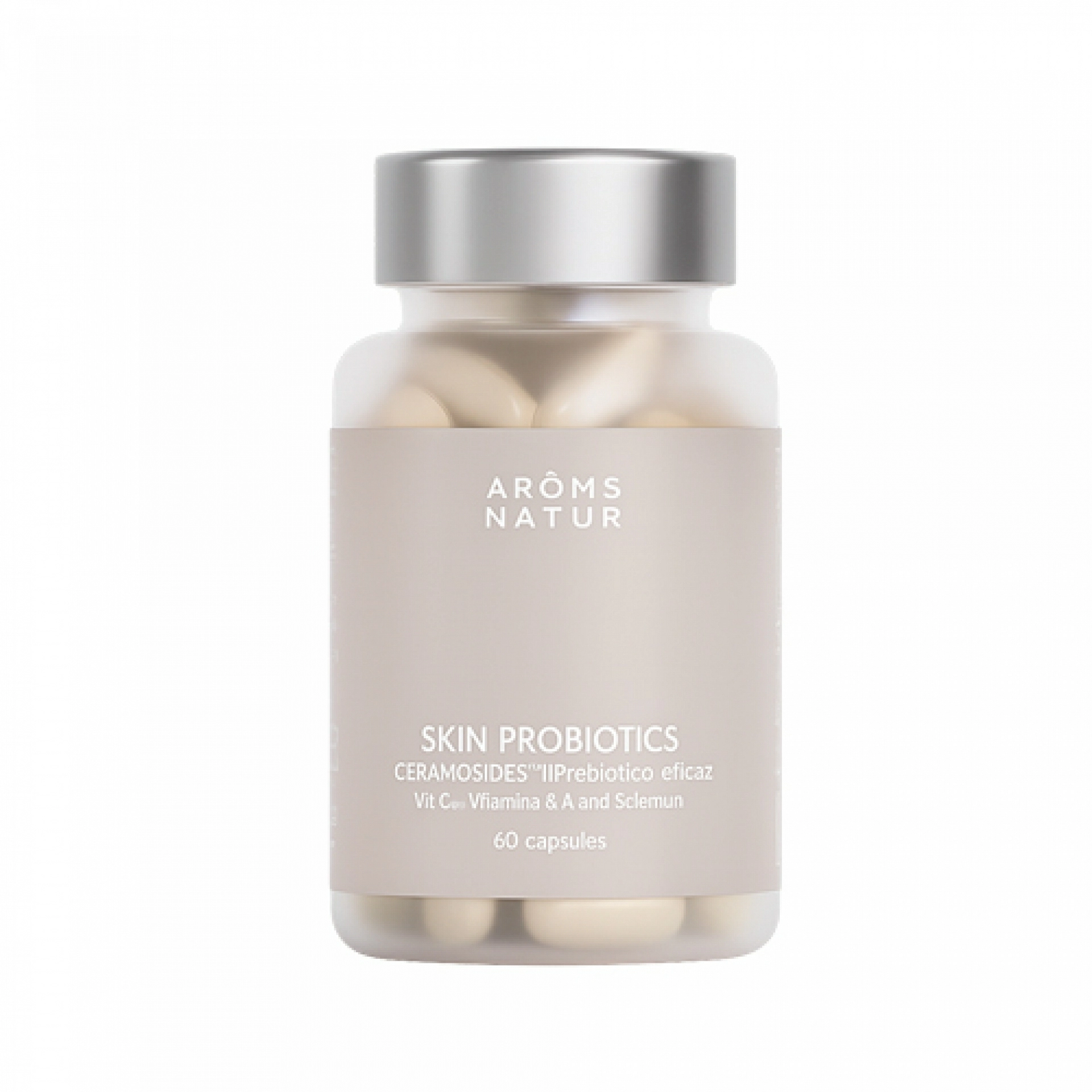 Skin Probiotics | Complemento alimenticio para mantener la piel en condiciones normales 60 cápsulas - Nutricosméticos - Arôms Natur ®