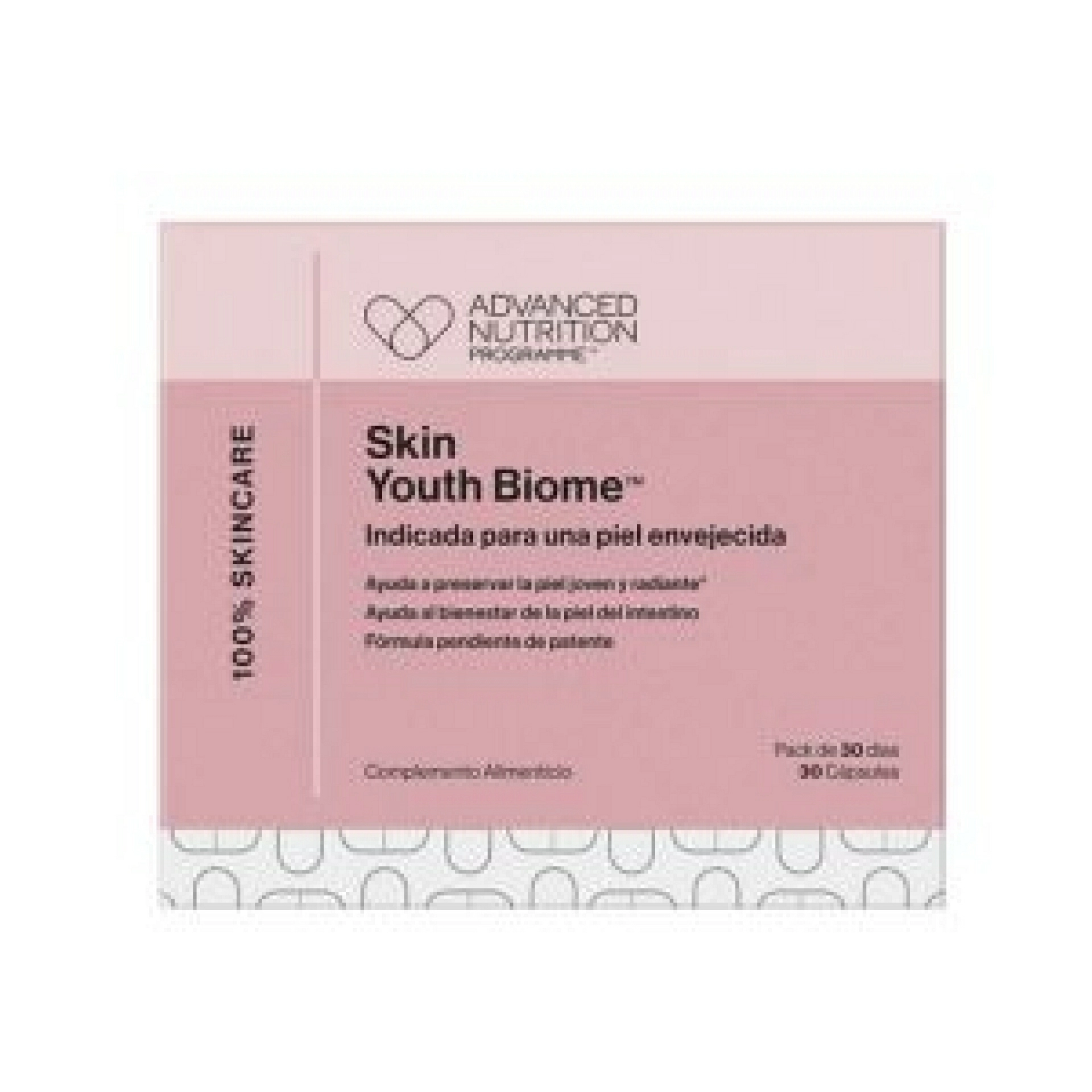 Skin Youth Biome - 30 caps. -  Probióticos esenciales - Advanced Nutrition Programme ®