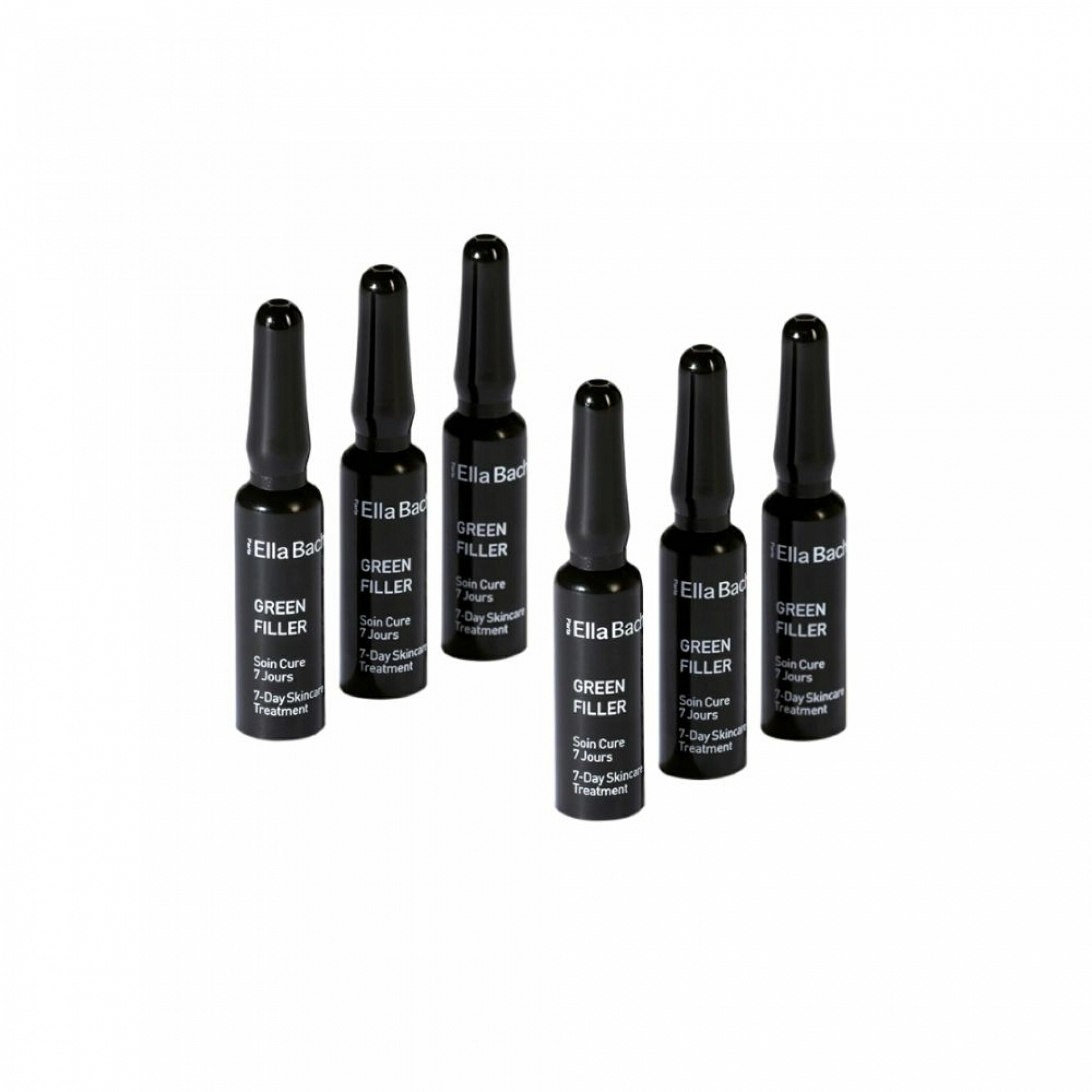 Soin Cure 7 Jours | Ampollas Rellenadoras de Arrugas 7 x 1,2 ml - Green Filler - Ella Baché ®