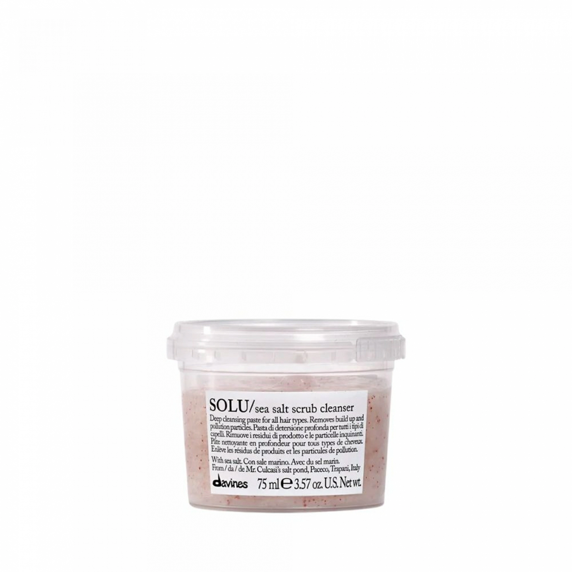 SOLU / Sea Salt Scrub | Pasta exfoliante - Essential Haircare - Davines ®