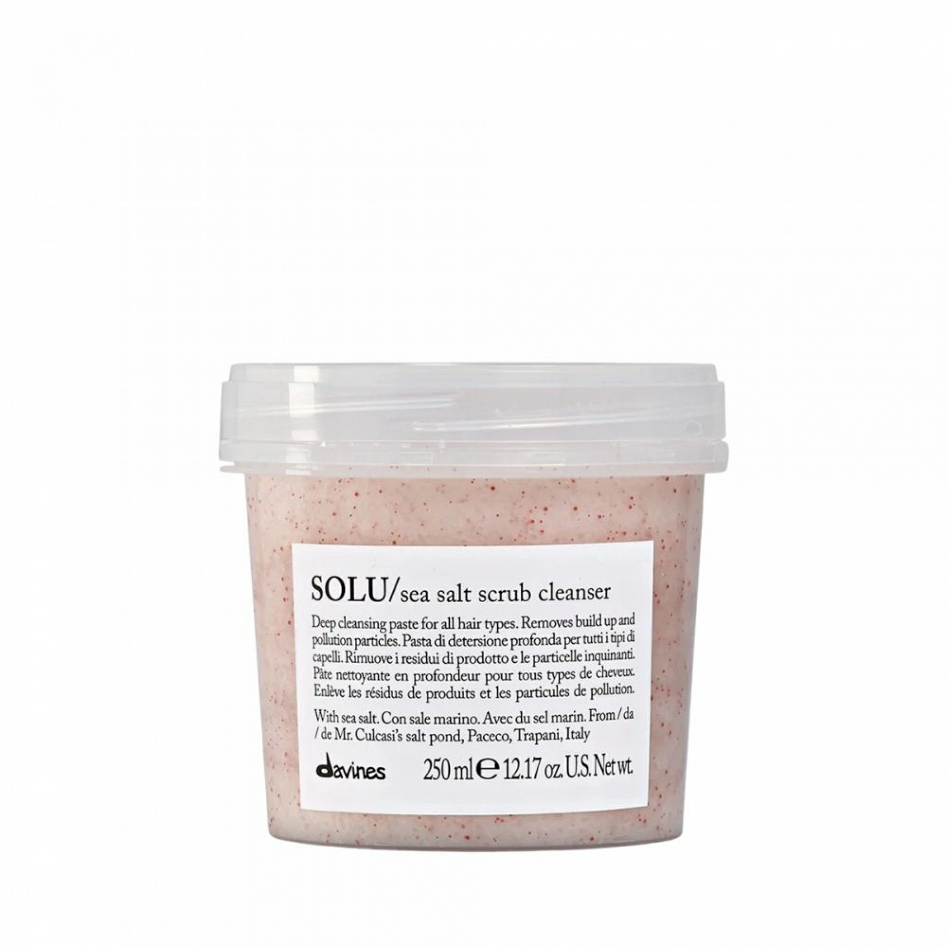 SOLU / Sea Salt Scrub | Pasta exfoliante - Essential Haircare - Davines ®