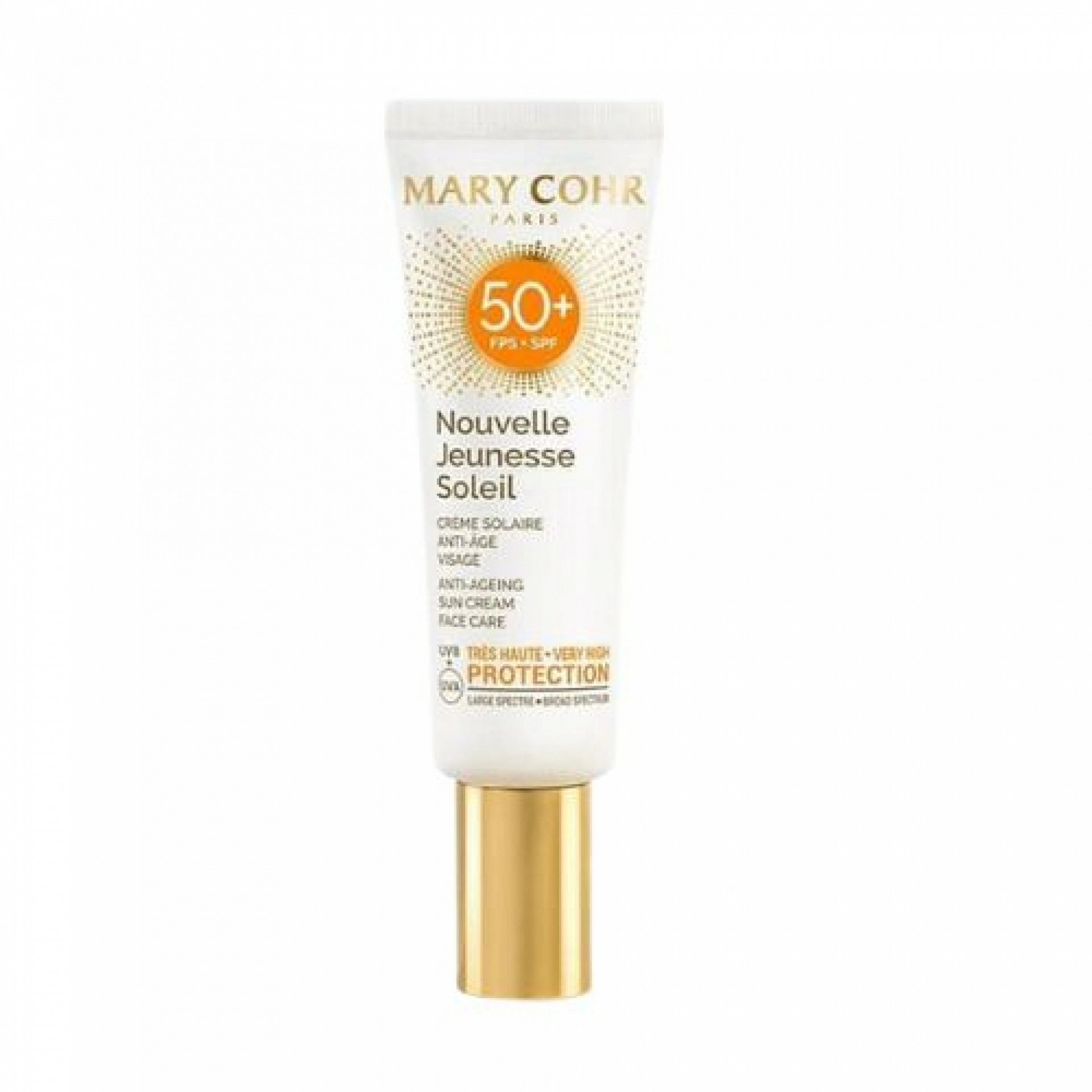 SPF50+ Nouvelle Jeunesse Anti-Âge Solaire Visage I Crema Facial Solar 50ml - Mary Cohr ®