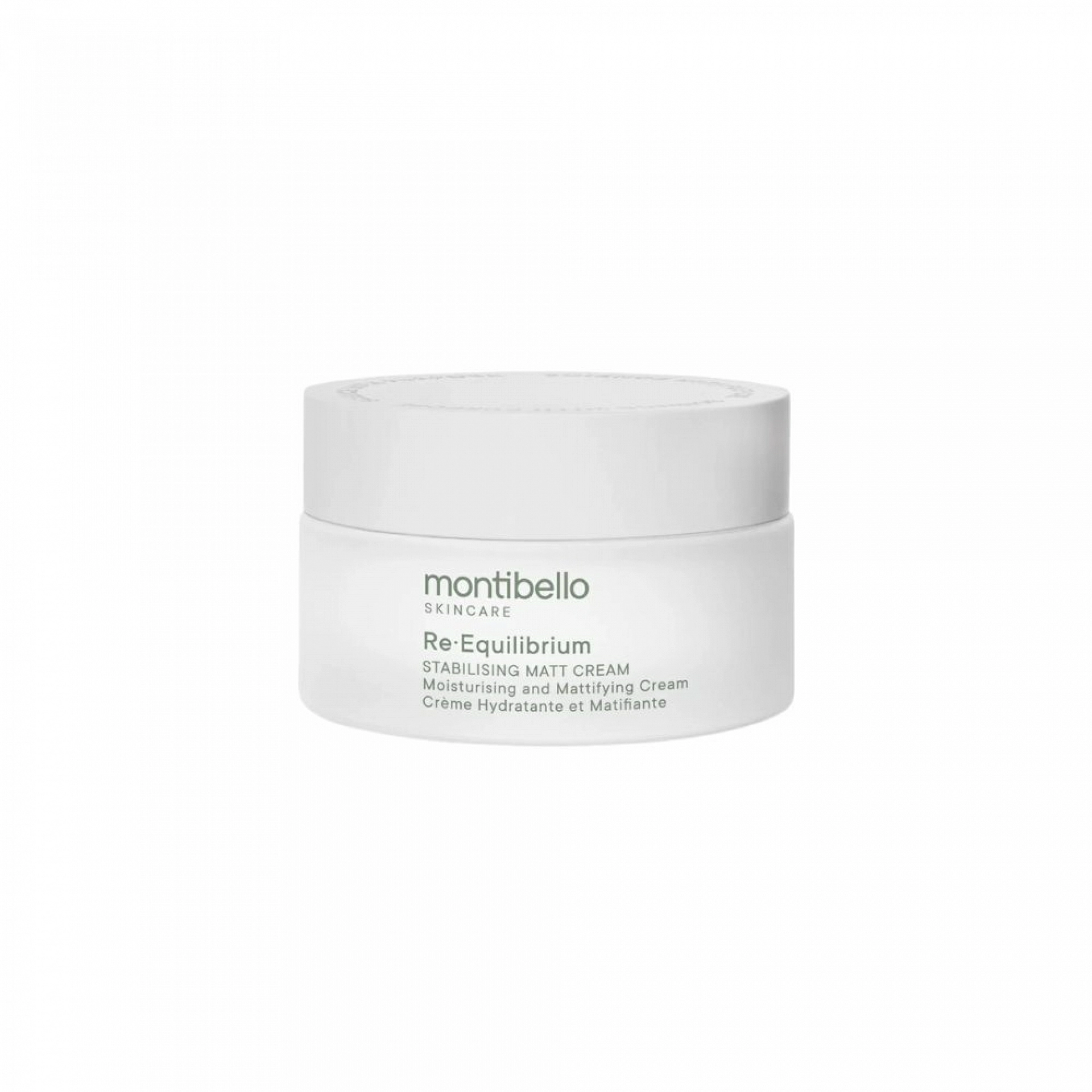 Stabilising matt cream | Crema Reguladora Hidratante 50ml - Re-Equilibrium - Montibello ®