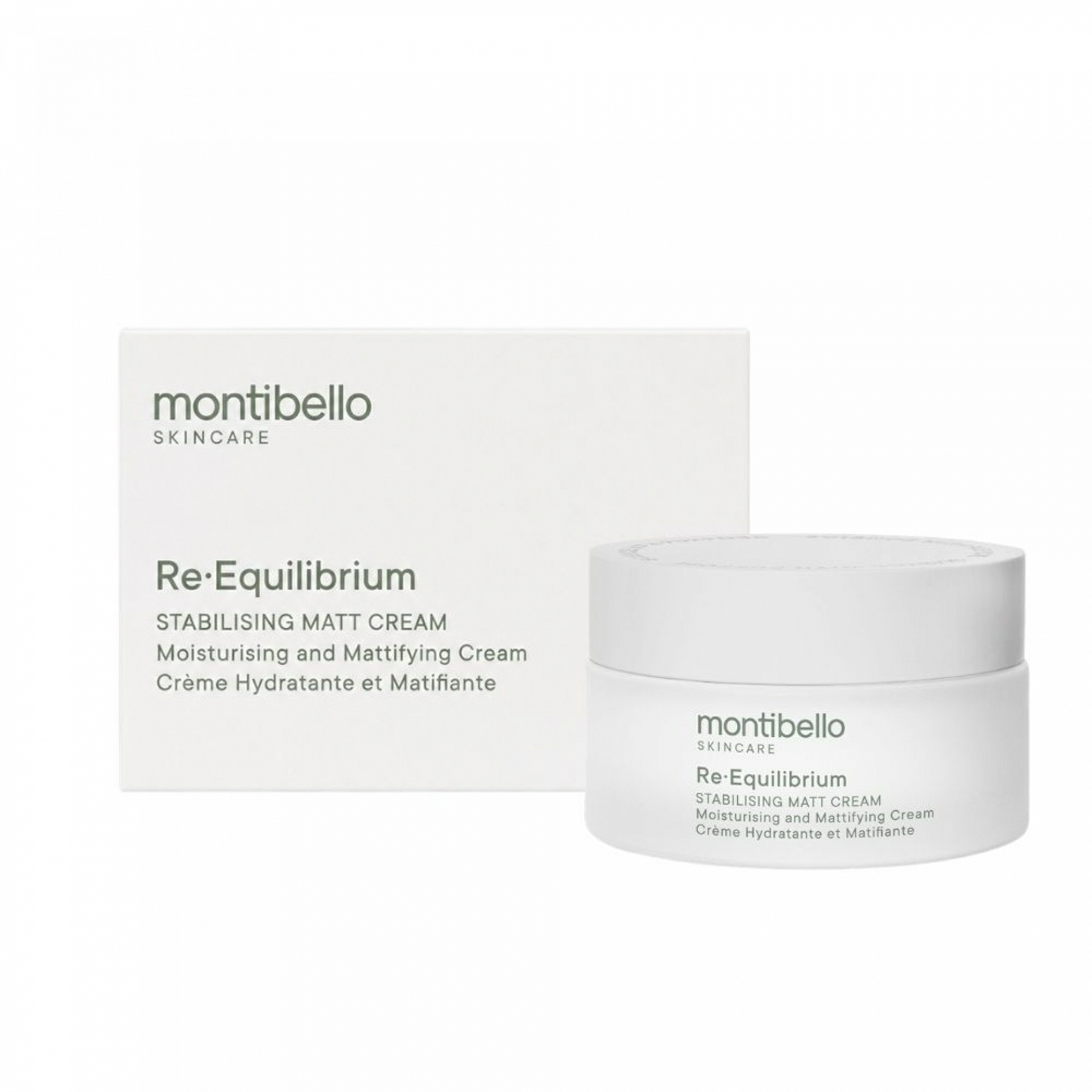 Stabilising matt cream | Crema Reguladora Hidratante 50ml - Re-Equilibrium - Montibello ®