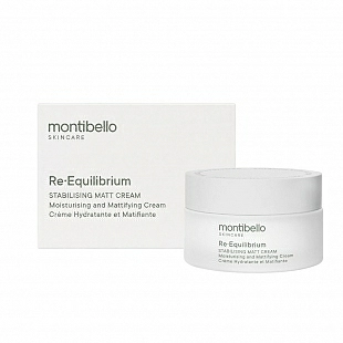 Stabilising matt cream | Crema Reguladora Hidratante 50ml - Re-Equilibrium - Montibello ®