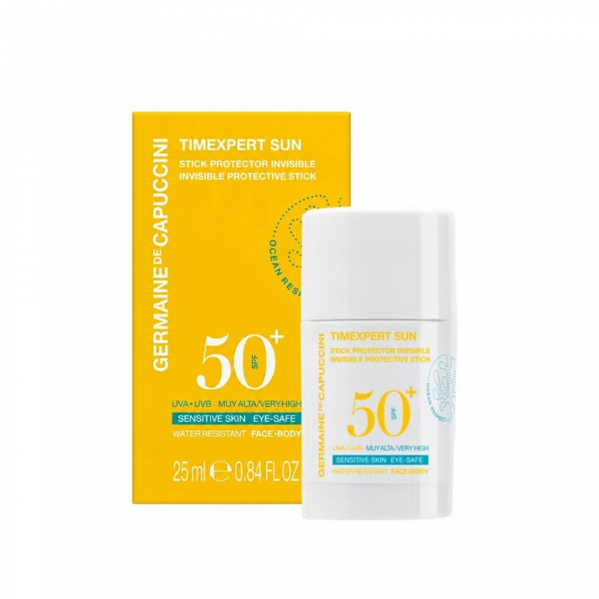Stick Protector Invisible SPF 50+ 25ml - Timexpert Sun - Germaine de Capuccini ®