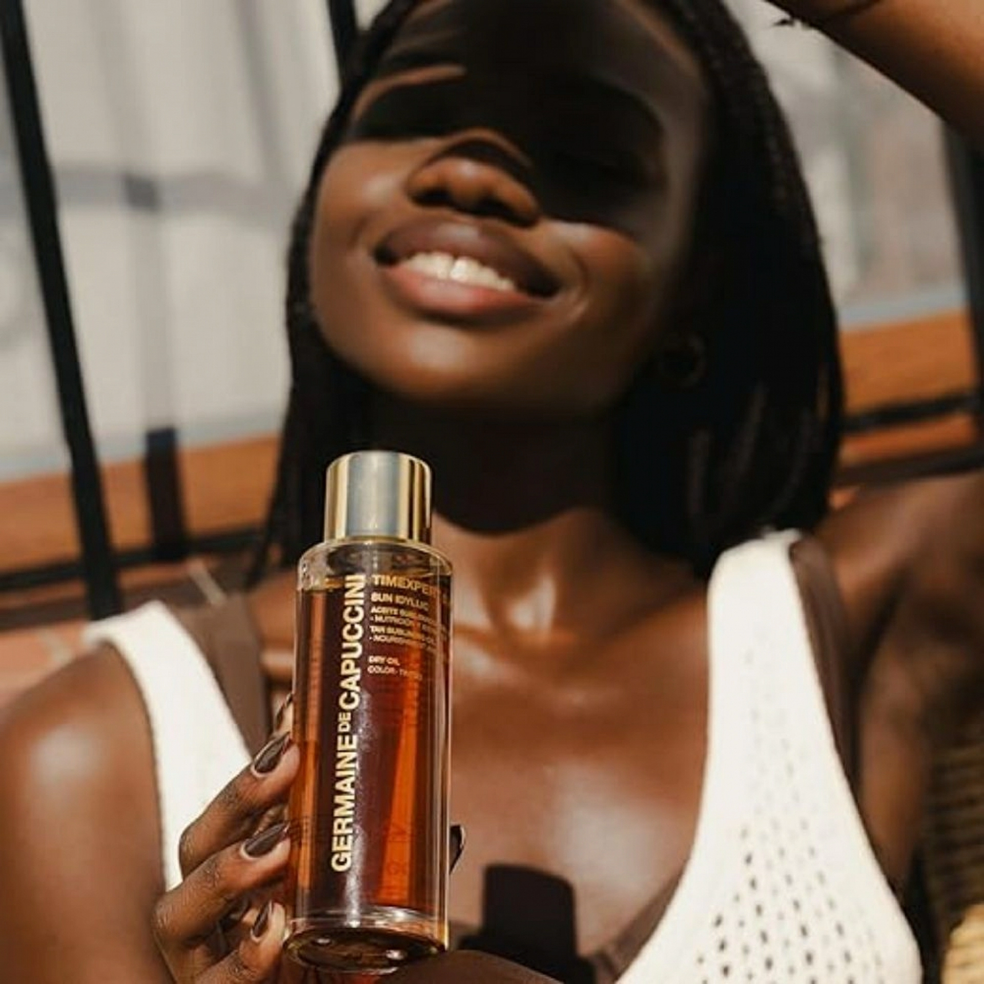 Sun Idyllic Dry Oil | Aceite bronceador 100 ml - Timexpert Sun - Germaine de Capuccini ®