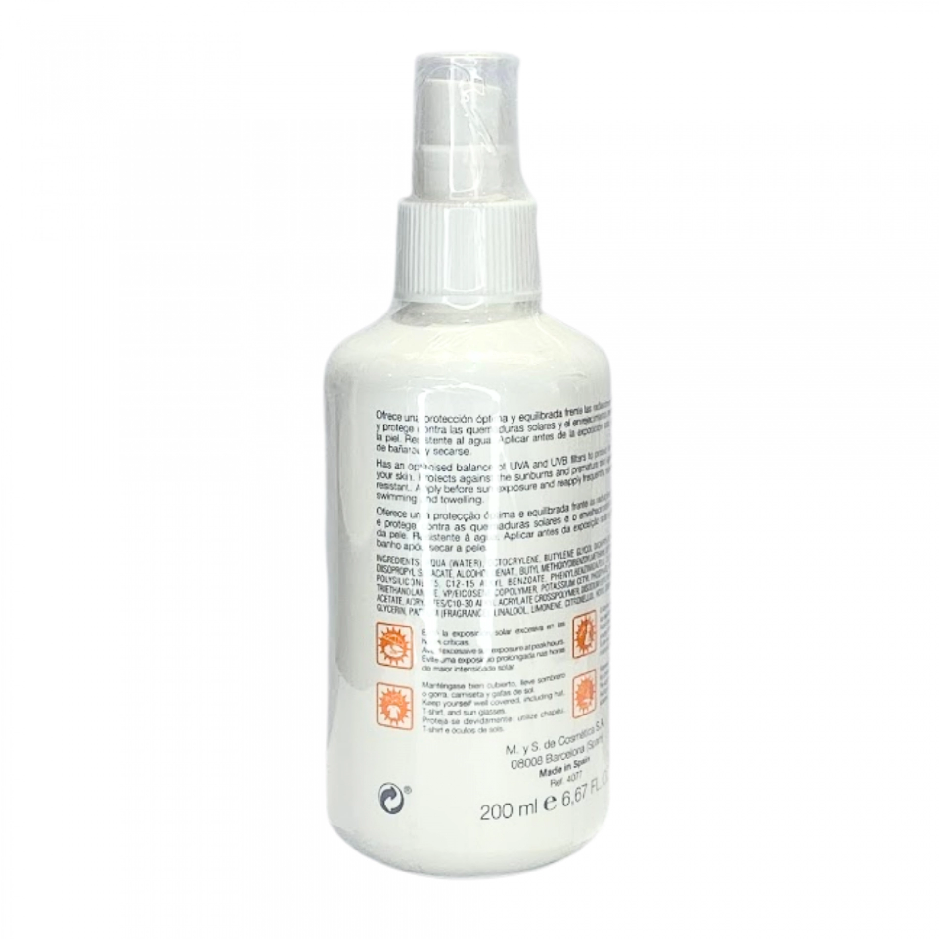 Sun Protection Spray SPF30 | Spray protector 200ml - Sun Defense - Bruno Vassari ®