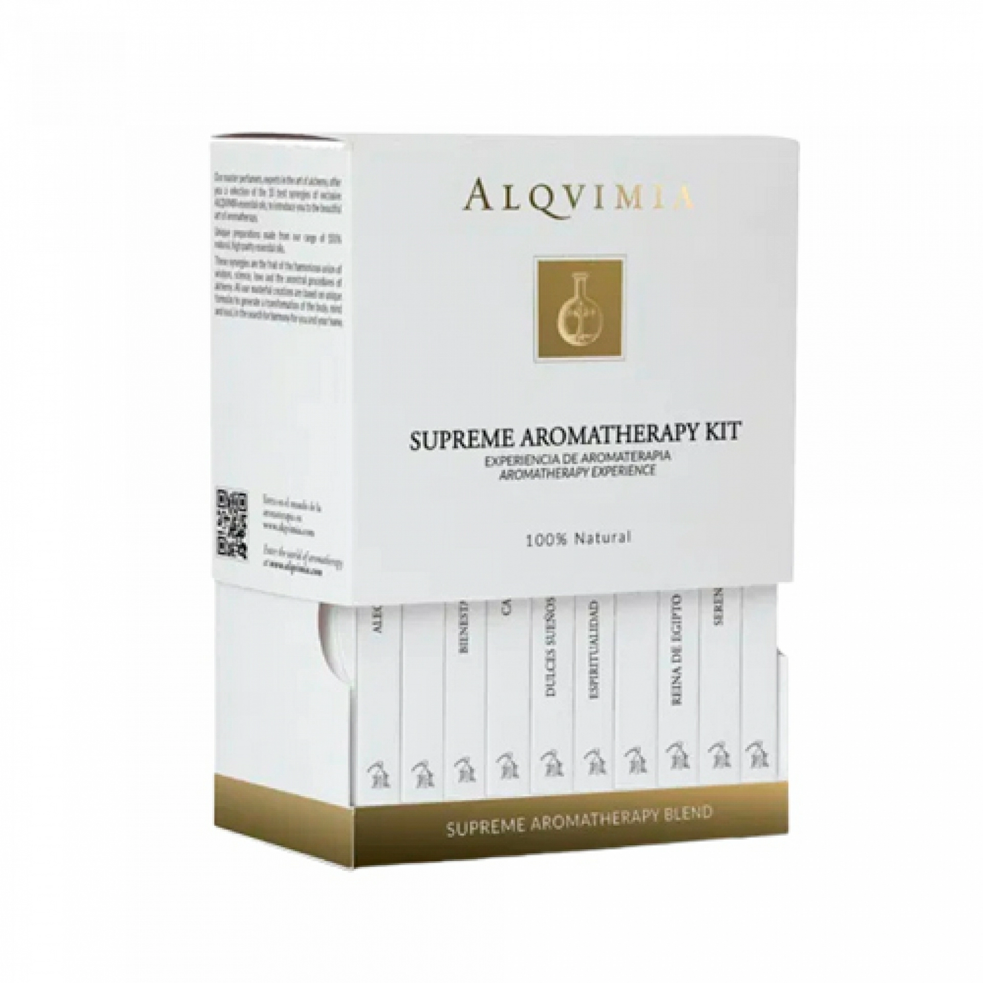 Supreme Aromatherapy Kit | Set con 10 aceites esenciales naturales 10x1ml -Alqvimia ®