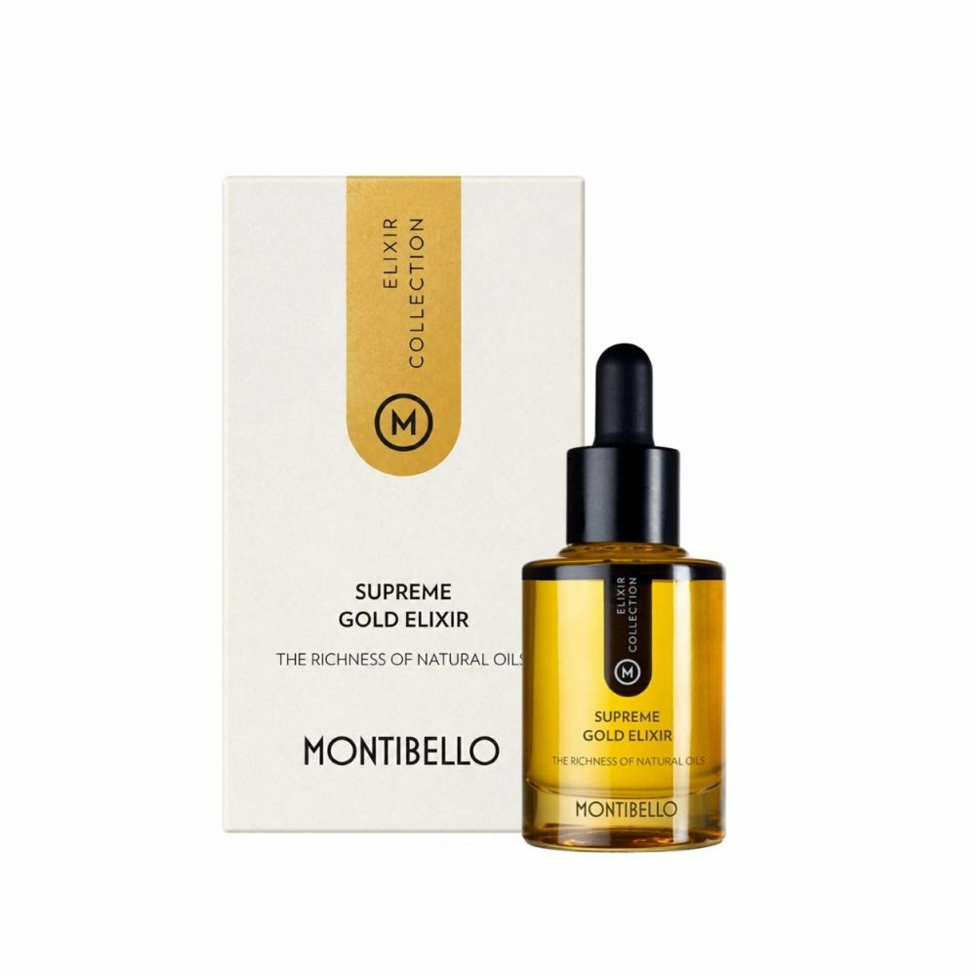 Supreme Gold Elixir | Elixir nutrición y reparación 30 ml - Elixir Collection - Montibello ®