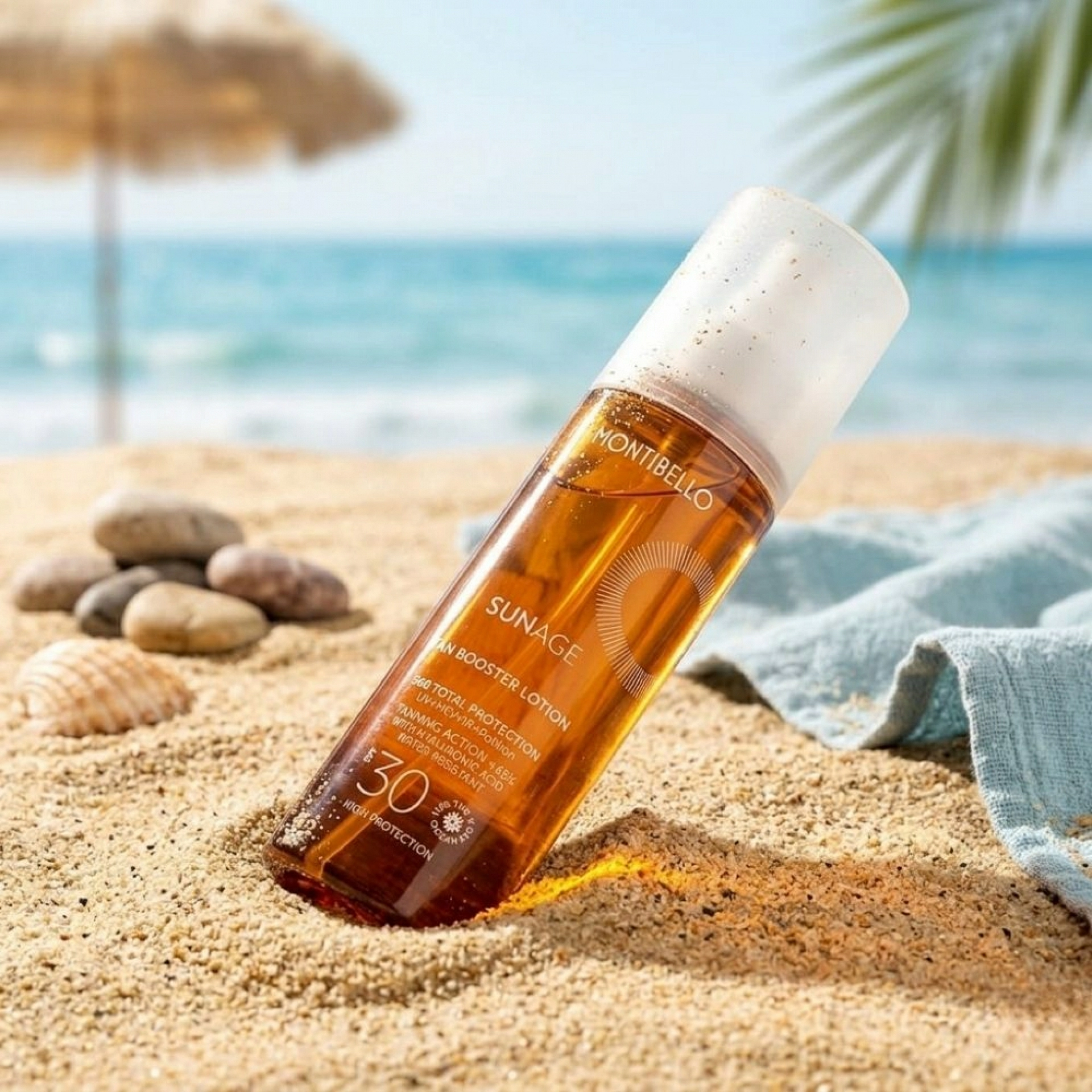 Tan Booster Lotion SPF 30 | Potenciador del bronceado 200ml - Sun Age - Montibello ®