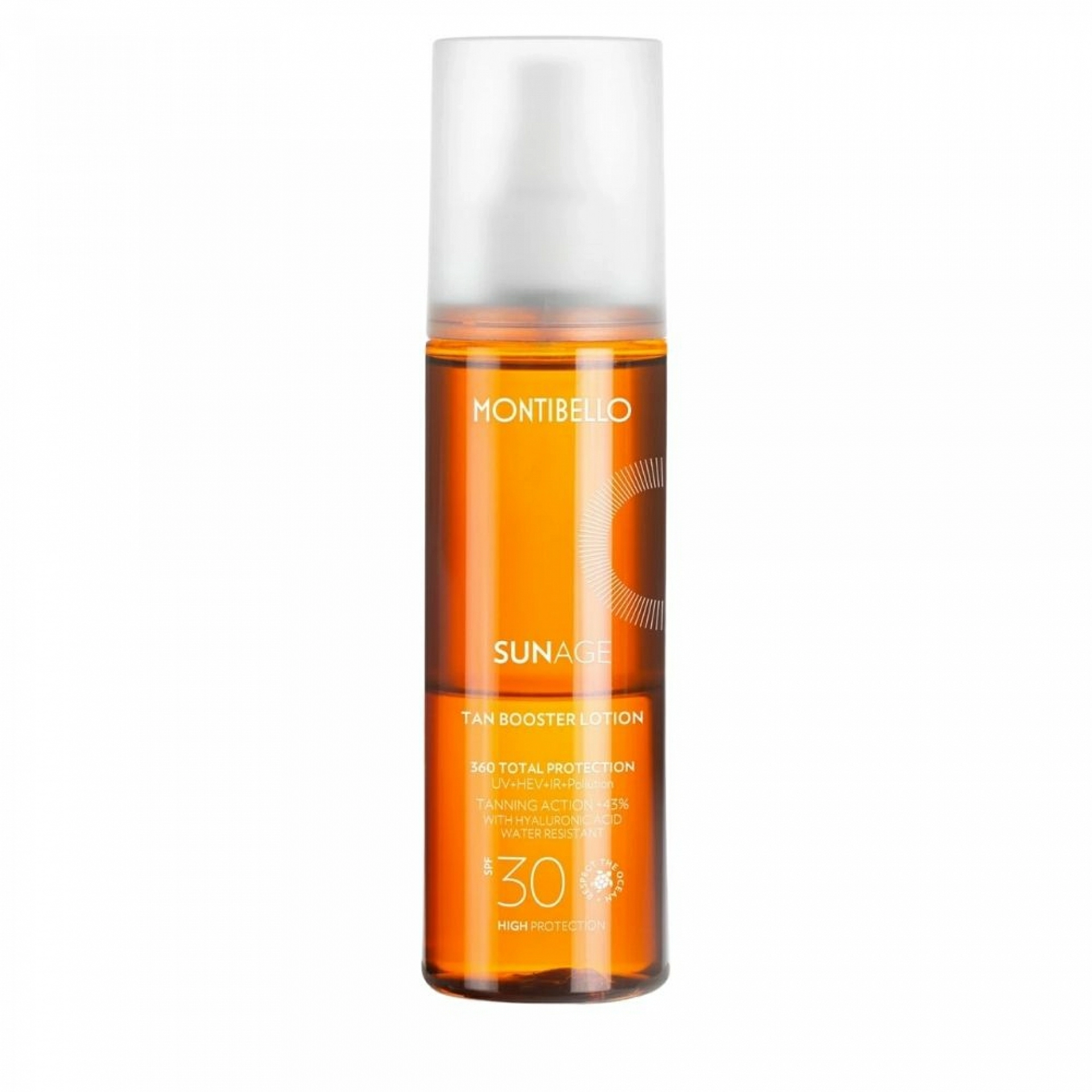 Tan Booster Lotion SPF 30 | Potenciador del bronceado 200ml - Sun Age - Montibello ®