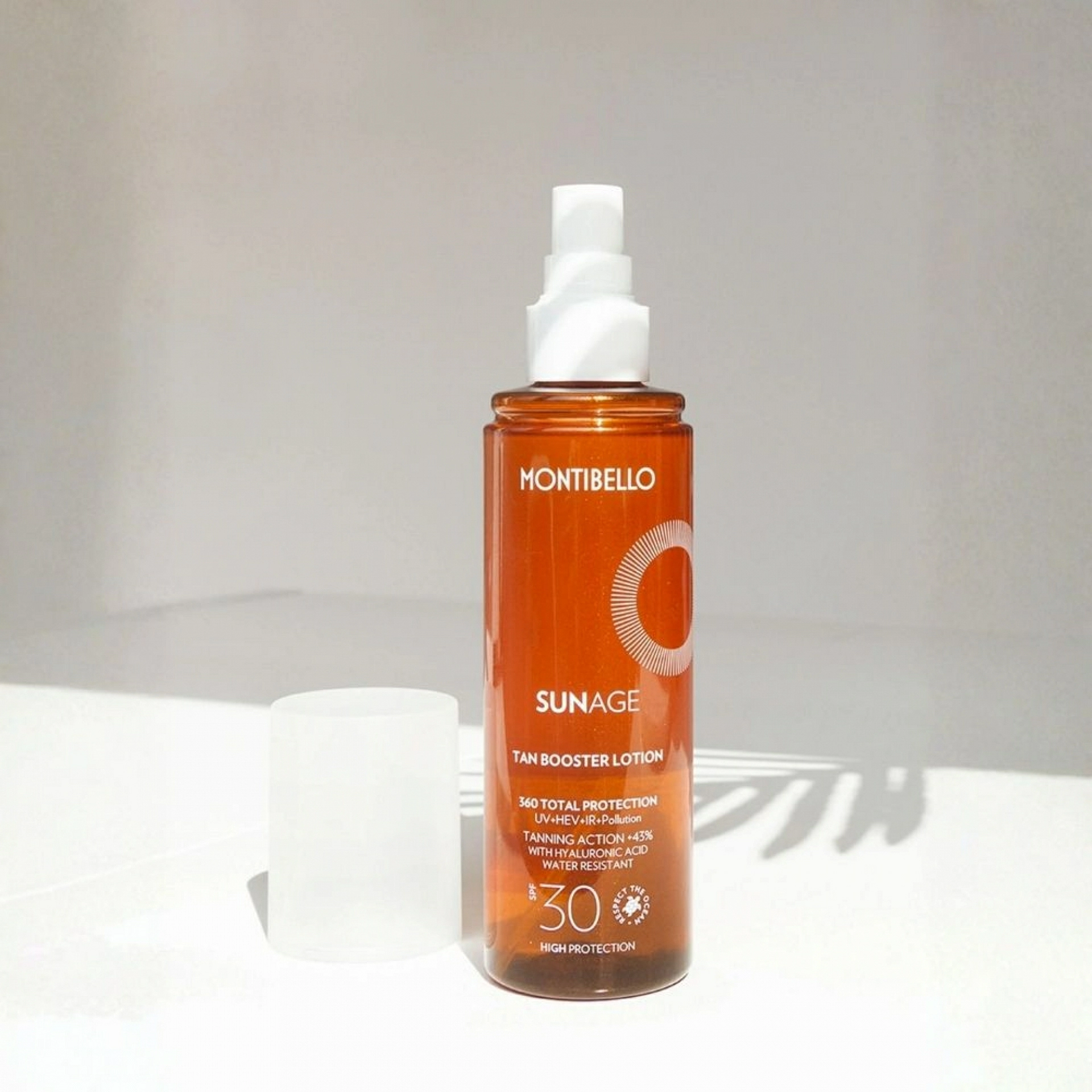 Tan Booster Lotion SPF 30 | Potenciador del bronceado 200ml - Sun Age - Montibello ®