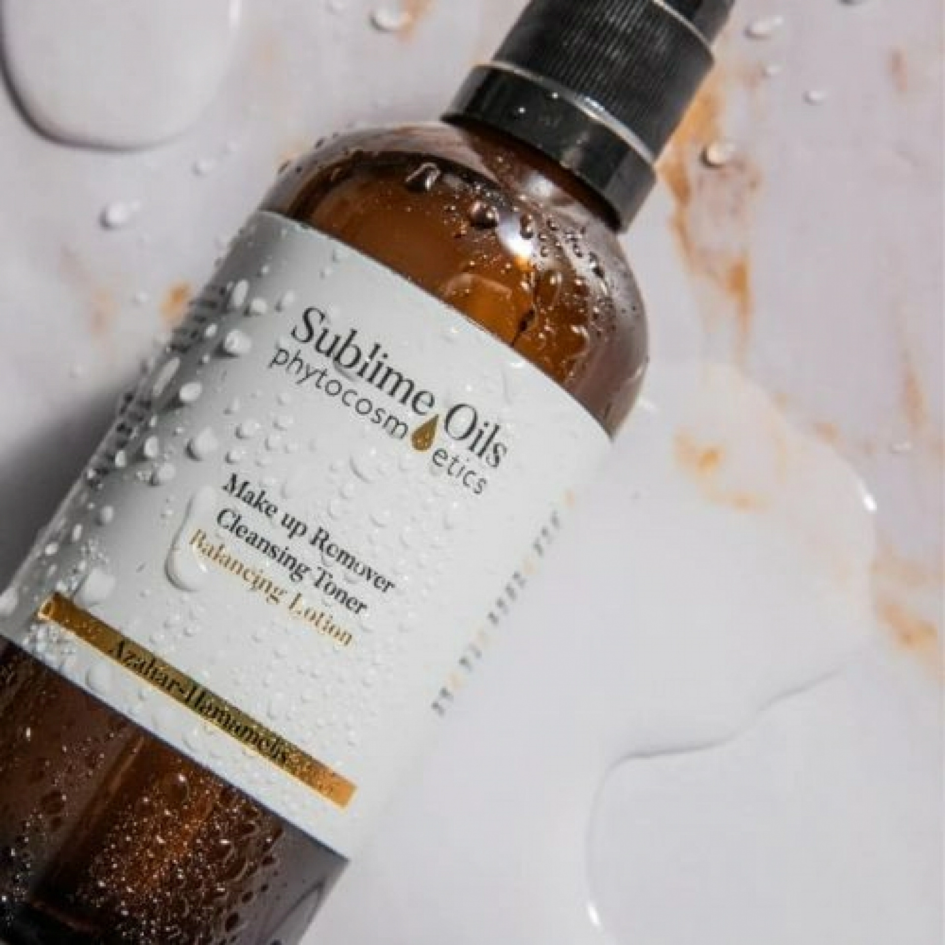 Tónico Limpiador Desmaquillante de Azahar y Hamamelis 100ml | Poros, Acné y Equilibrio | Sublime Oils ®