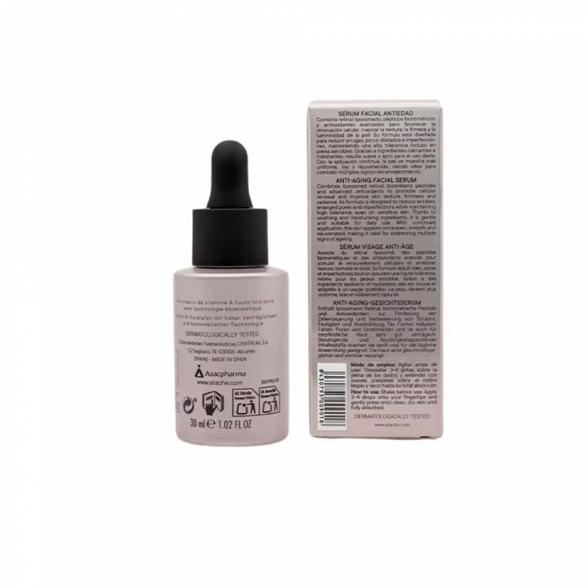 Triple Action Serum | Sérum nocturno con Retinal - 30ml - Retinal Copper Tech - Atache ®