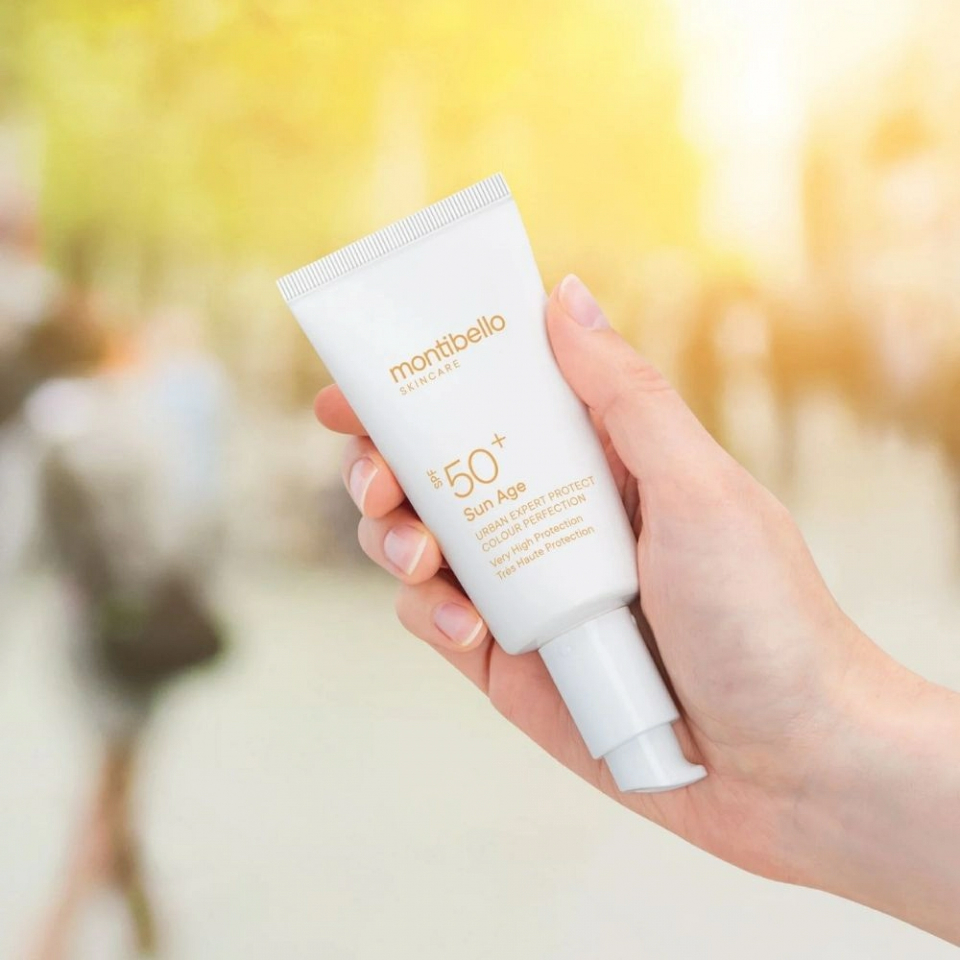 Urban Expert Protect Colour SPF50+ | Protector solar facial urbano con color 50ml - Sun Age - Montibello ®