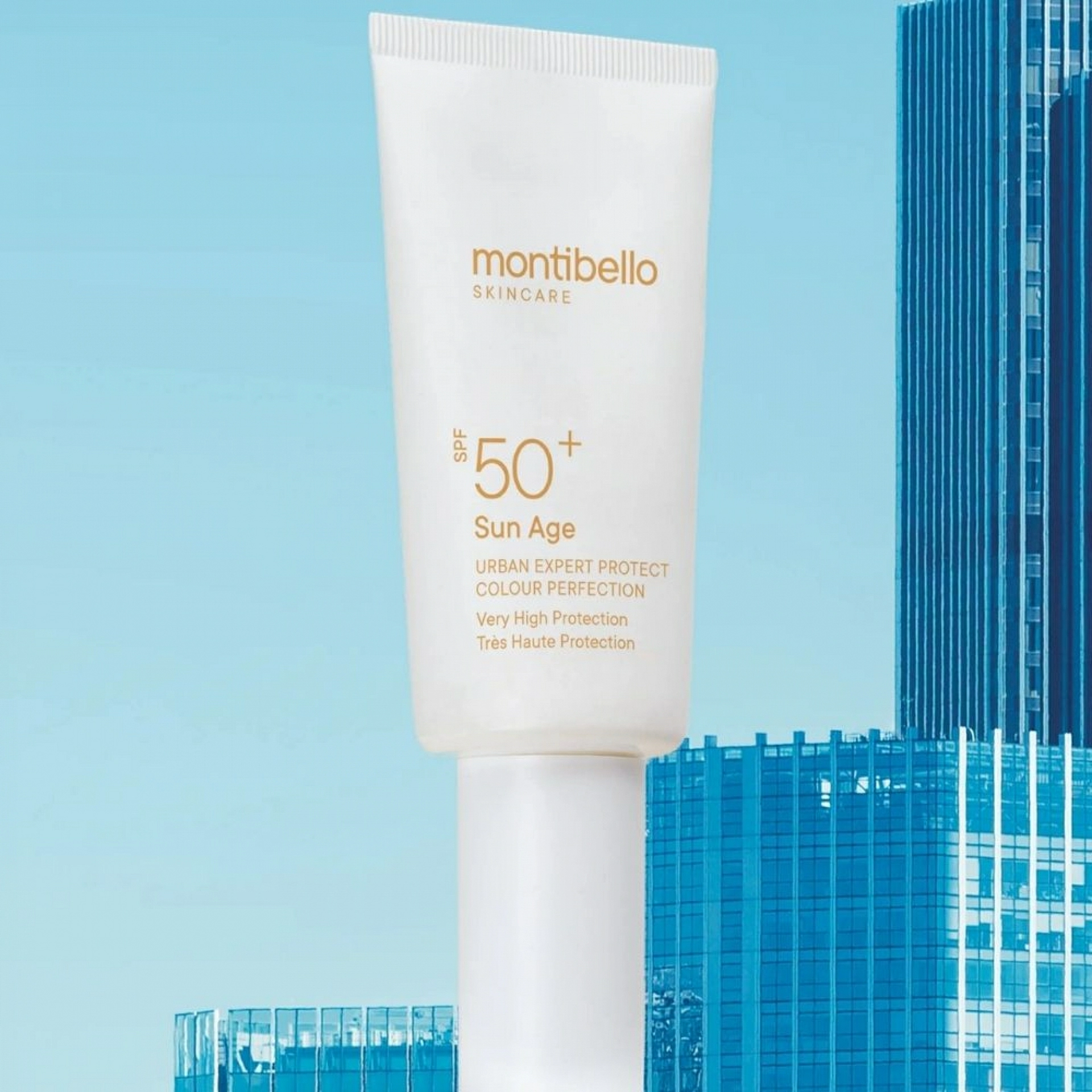 Urban Expert Protect Colour SPF50+ | Protector solar facial urbano con color 50ml - Sun Age - Montibello ®