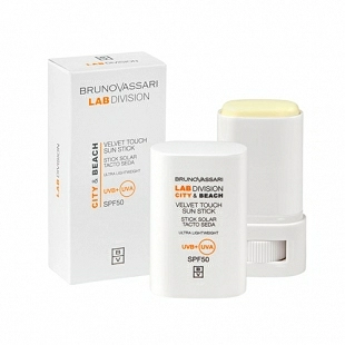Velvet Touch Sun Stick SPF50 | Stick solar 17g - City&Beach - Bruno Vassari ®