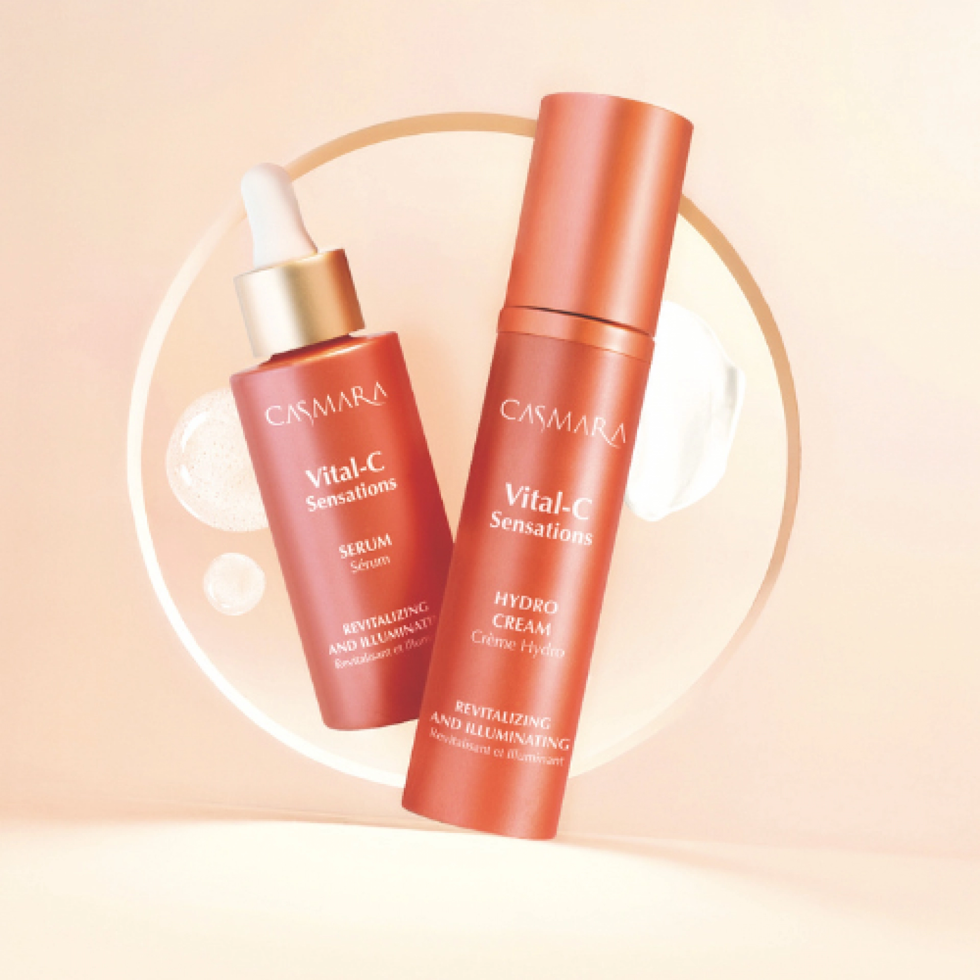 Vital-C Sensations Pack Sérum & Hydro Cream | Sérum y Crema 50 ml | Casmara ®