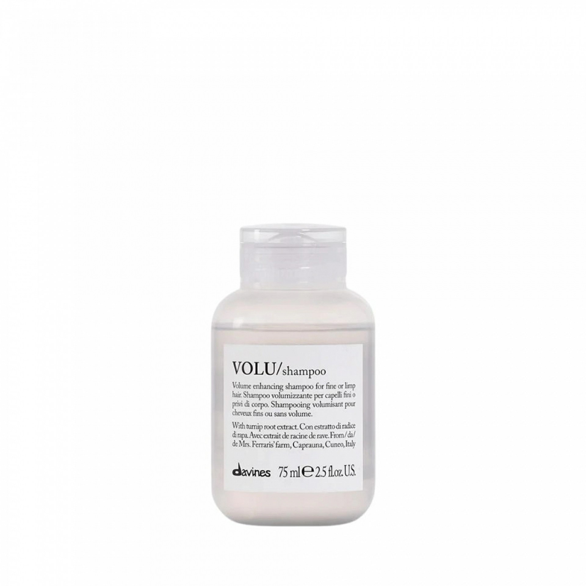 VOLU / Shampoo | Champú efecto volumen - Essential Haircare - Davines ®